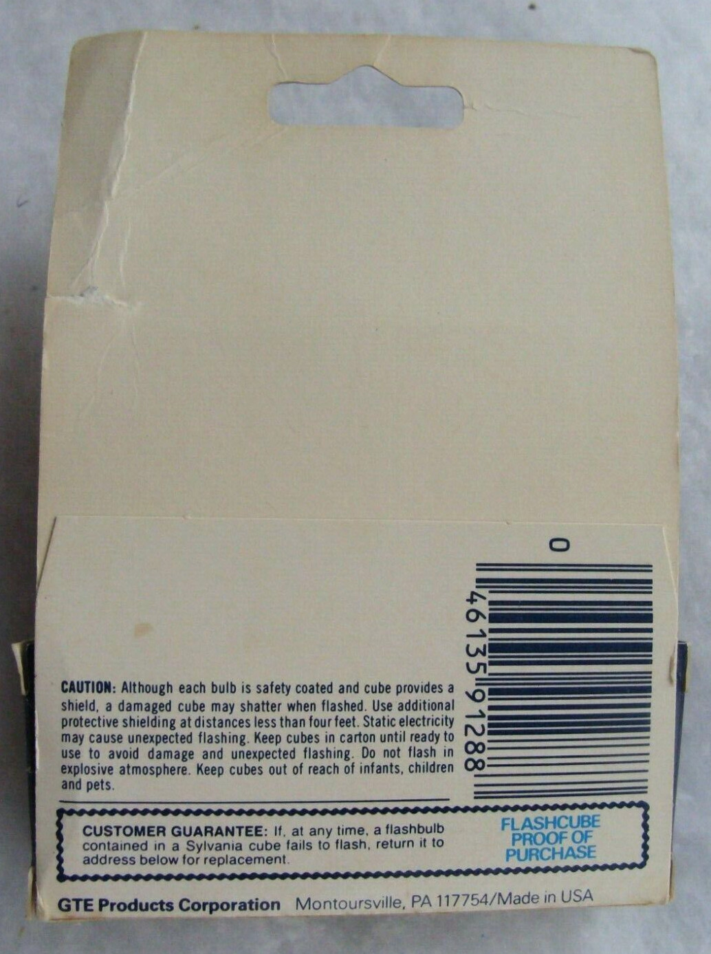 NOS VTG Sylvania Blue Dot Flashbulbs 3 Pack Flashcubes 12 Flashes Orig Box
