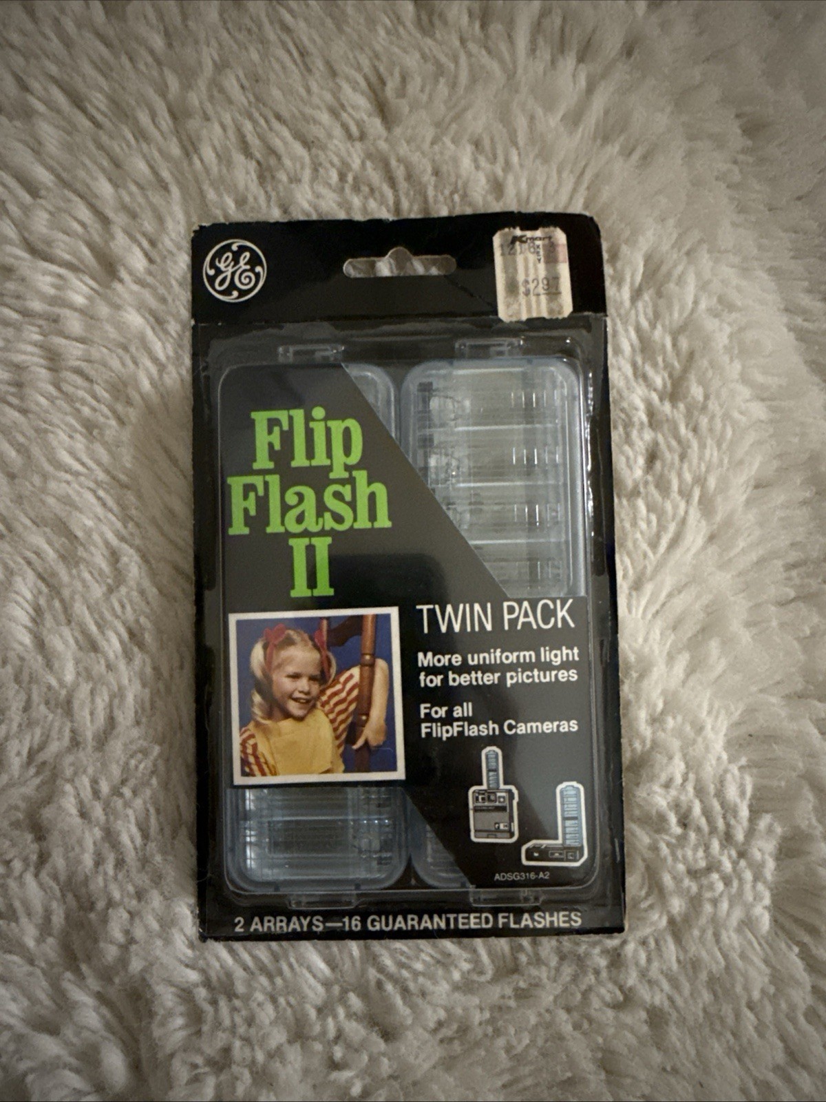 Vintage Camera Accessories Kodak Film, GE Flip Flash, Sylvania Flip Flash Cube