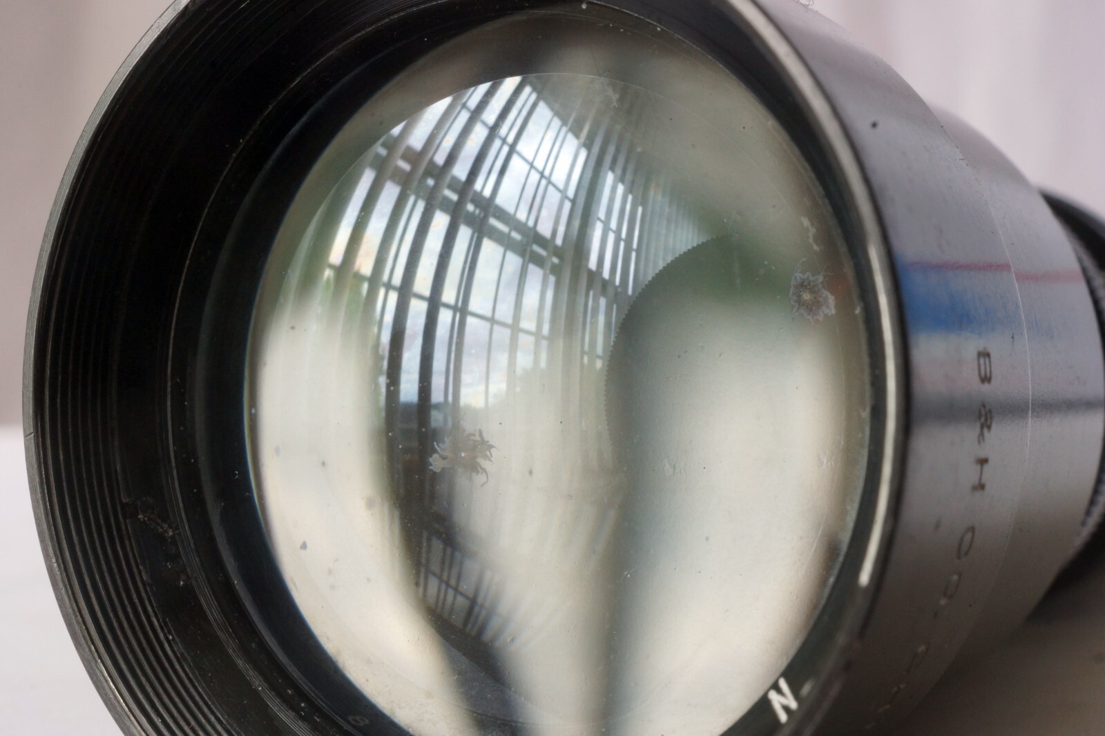 B & H Telate 6″ 150mm F4.5 Black Cine Camera Lens C Mount Good Working Order