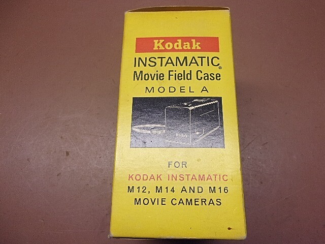 New Old Stock KODAK Instamatic Movie Leather Case for M12 M14, & M16 Cameras