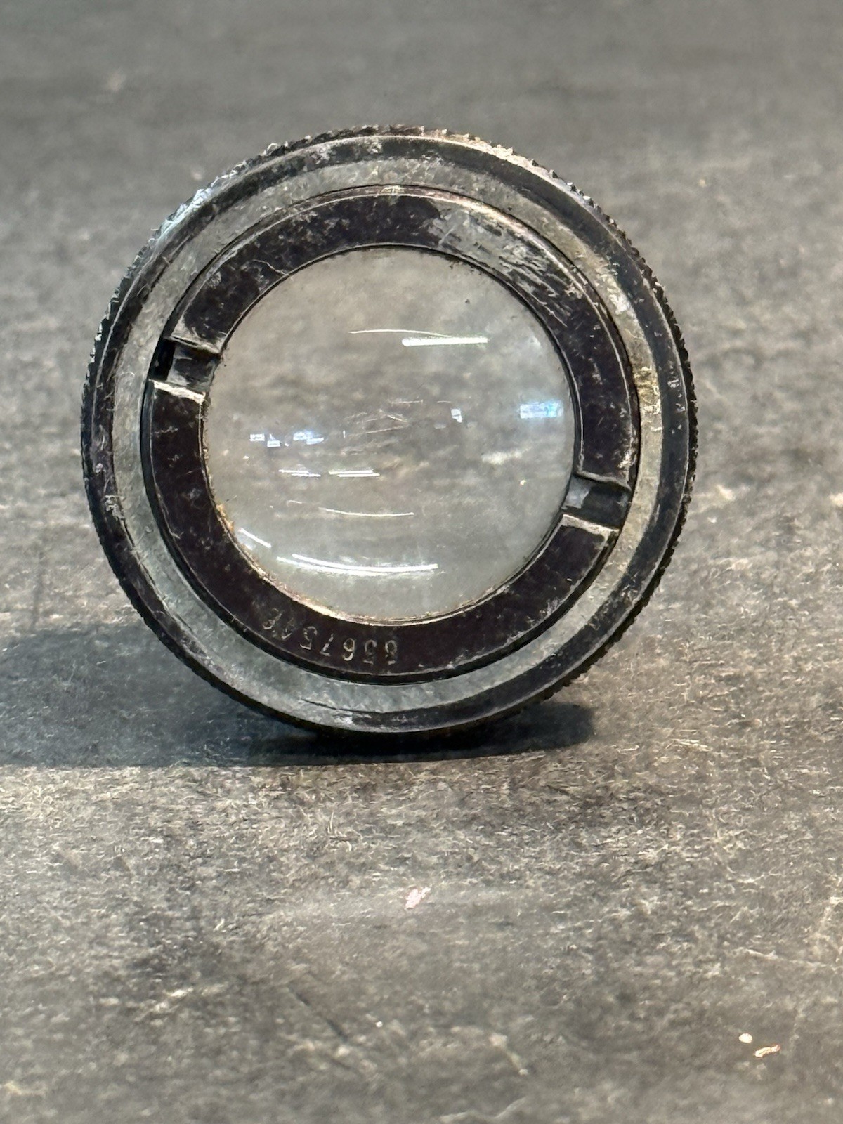 Vintage Camera Lens Element 65675 Glass Optic Part