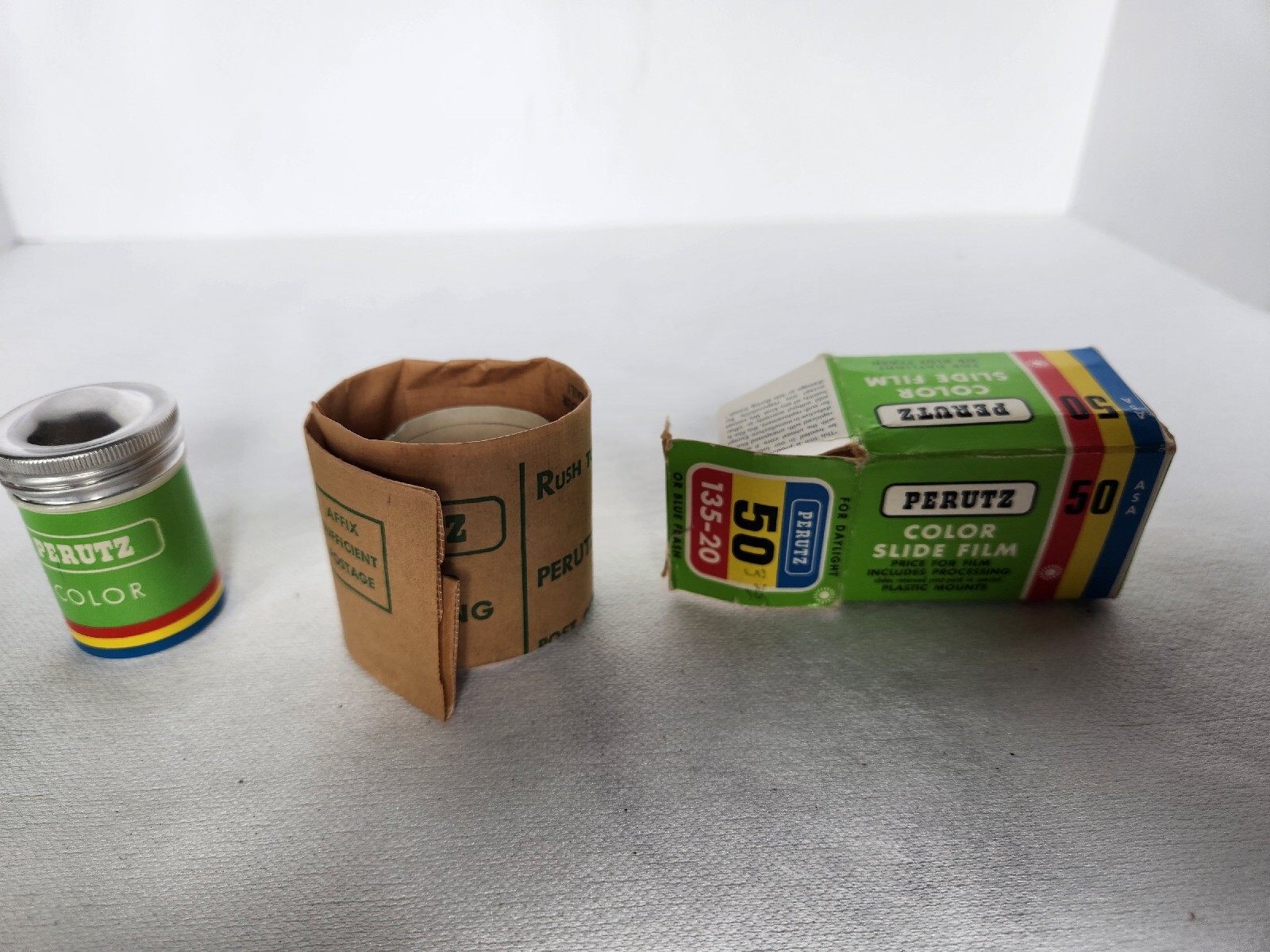Vintage Perutz 35mm Film Canister Box Packaging