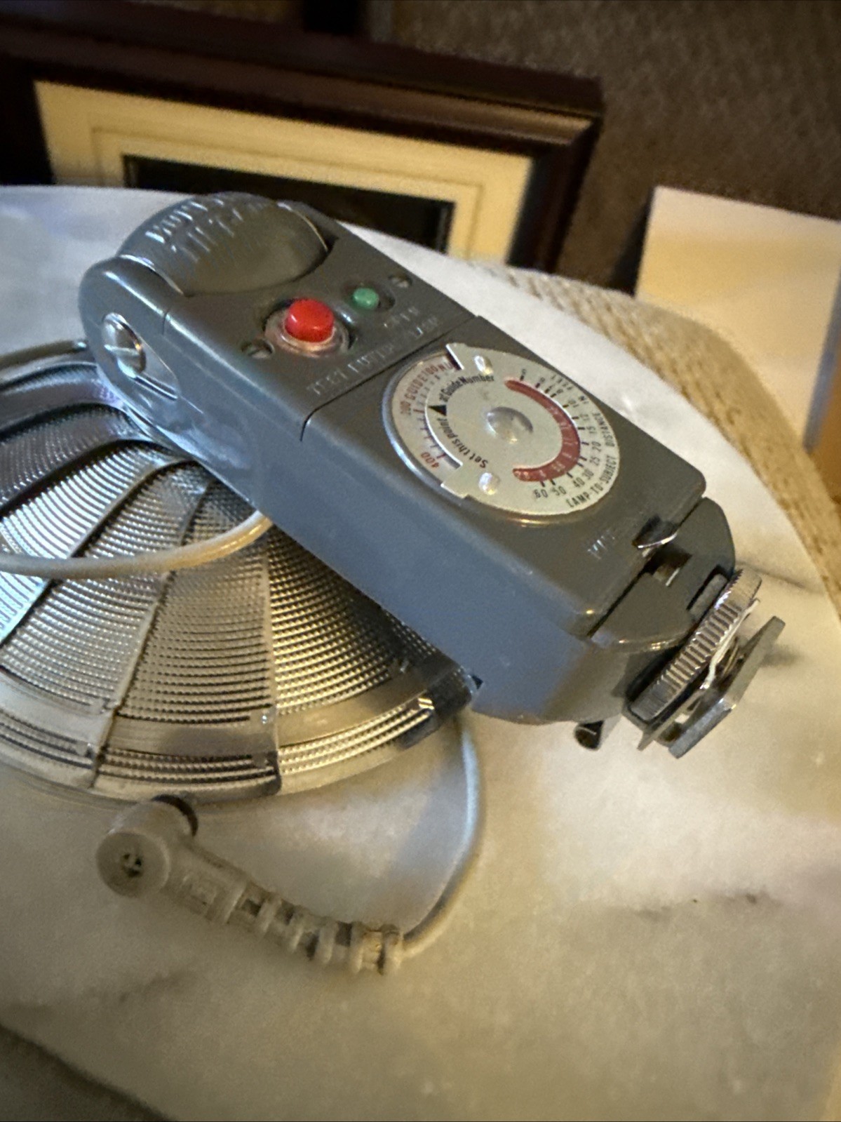 Vintage Honeywell Tilt-A-Mite Camera Flash Unit with Case
