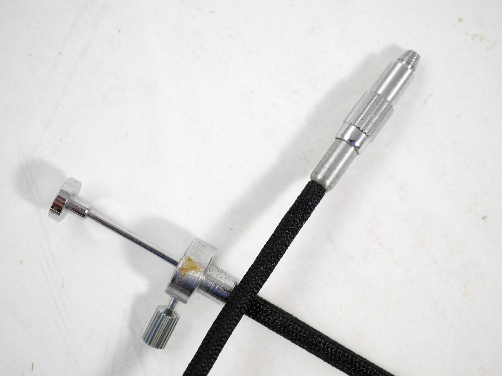 LONG Camera mechanical cable release ~ Cloth ~20″ Made in Japan Nice – #11