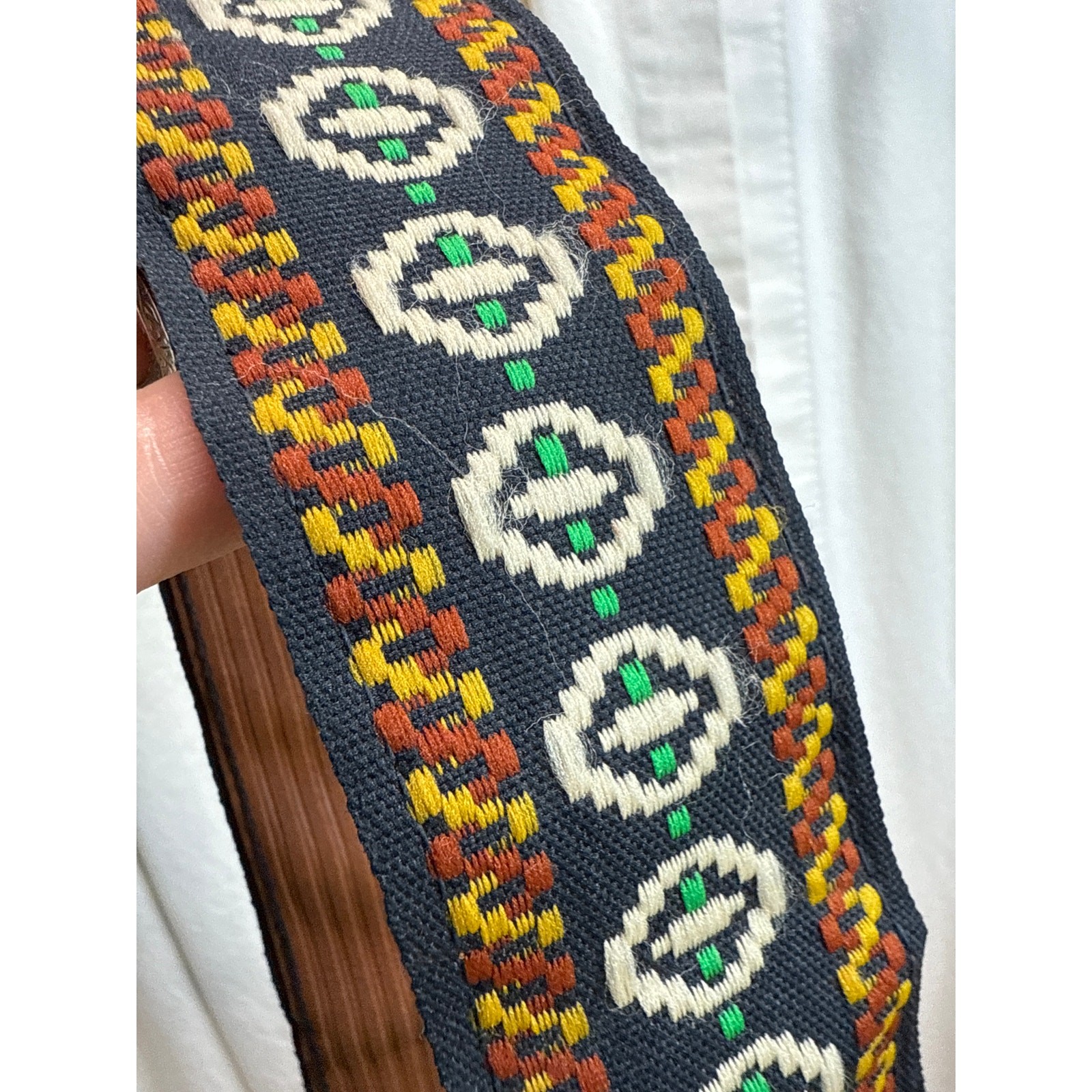 Vintage Camera Strap 2″ Band Holds 3 Film Rolls Hippie Retro Boho Photographer