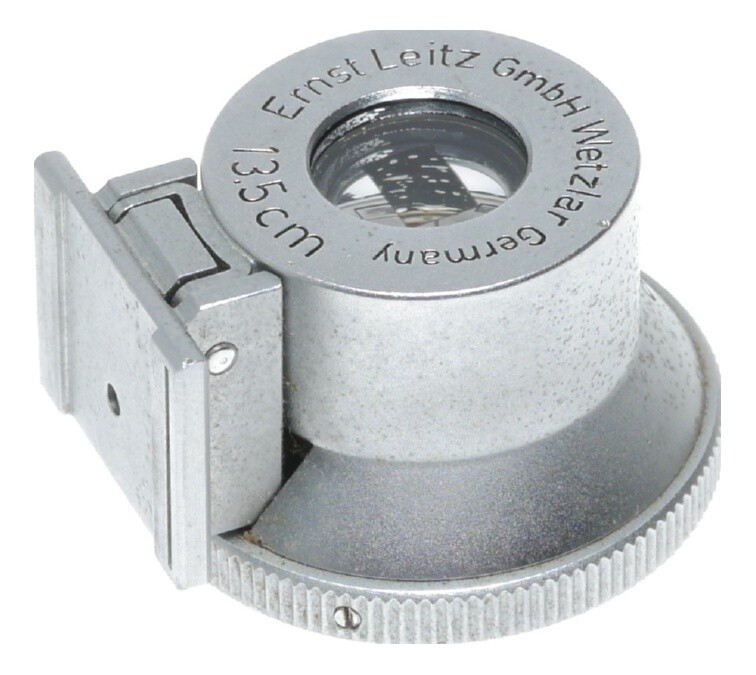 Leitz Wetzlar 13,5 cm Leica rangefinder camera view finder frame