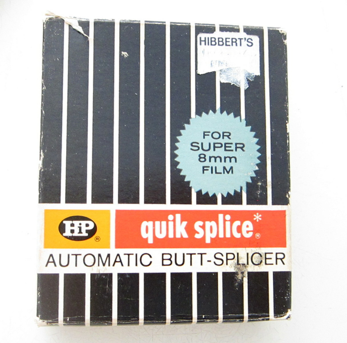 HP HUDSON PHOTOGRAPHIC SUPER 8 MOVIE TAPE AUTOMATIC BUTT SPLICER QUICK SPLICE
