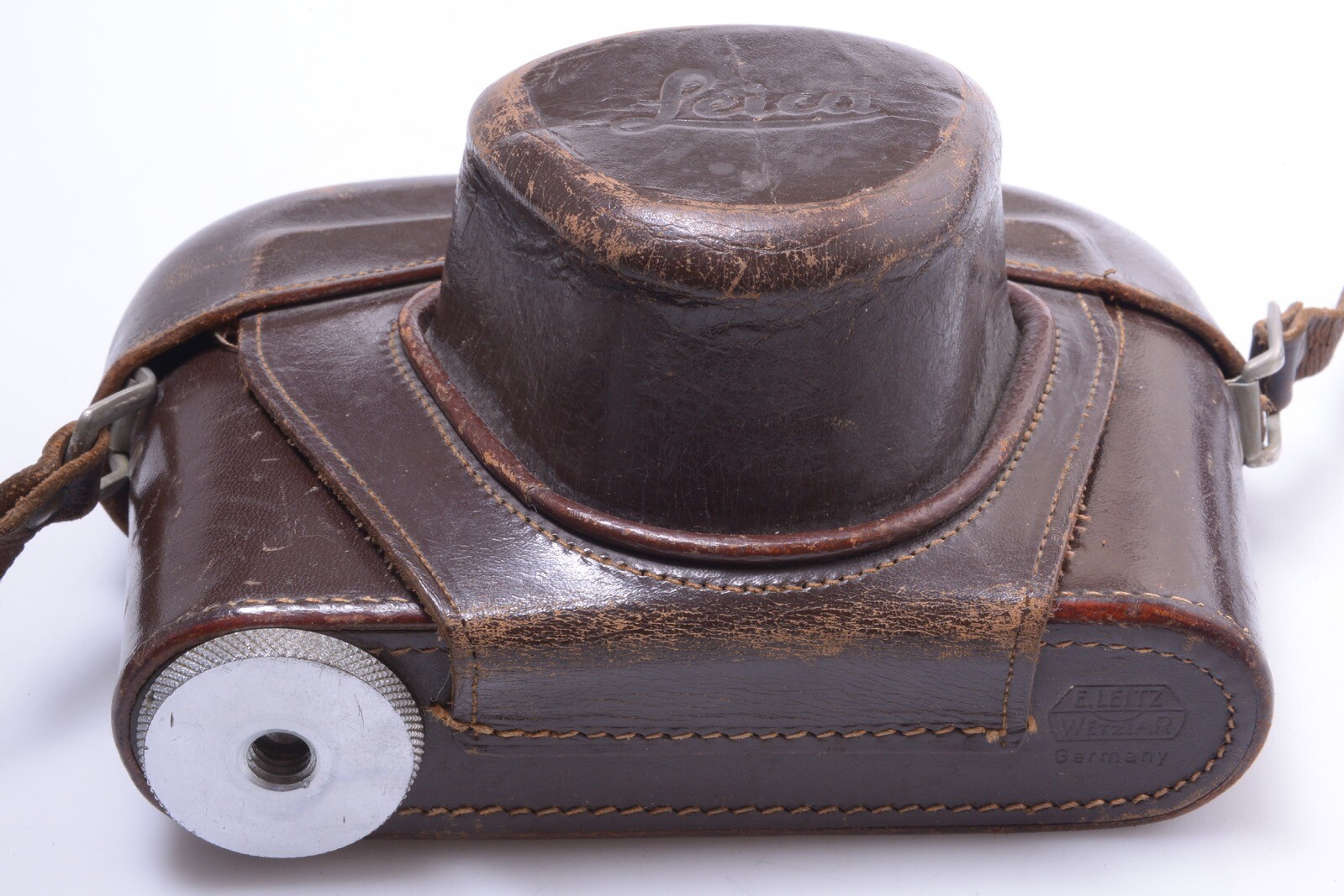 ✅ LEICA M LEATHER CASE FOR EARLY M3 RANGE FINDER CAMERAS IDCOO ORIGINAL W/ STRAP