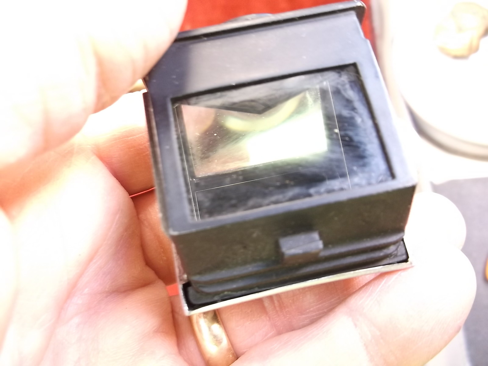 #5 of 6, NICE OLDER VTG FILM VIEWER OR SCIENTIFIC ACCESSORY, WIDE ANGLE USA LENS