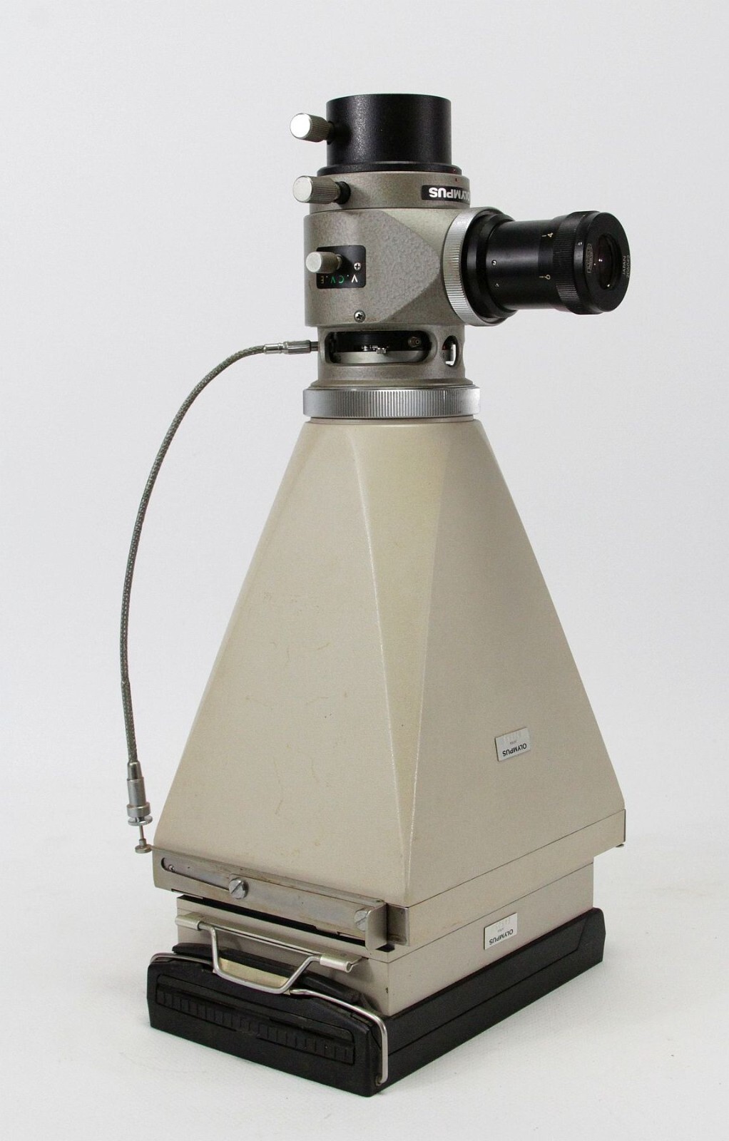 vintage Olympus manual photographic camera system unit parts with Polaroid back
