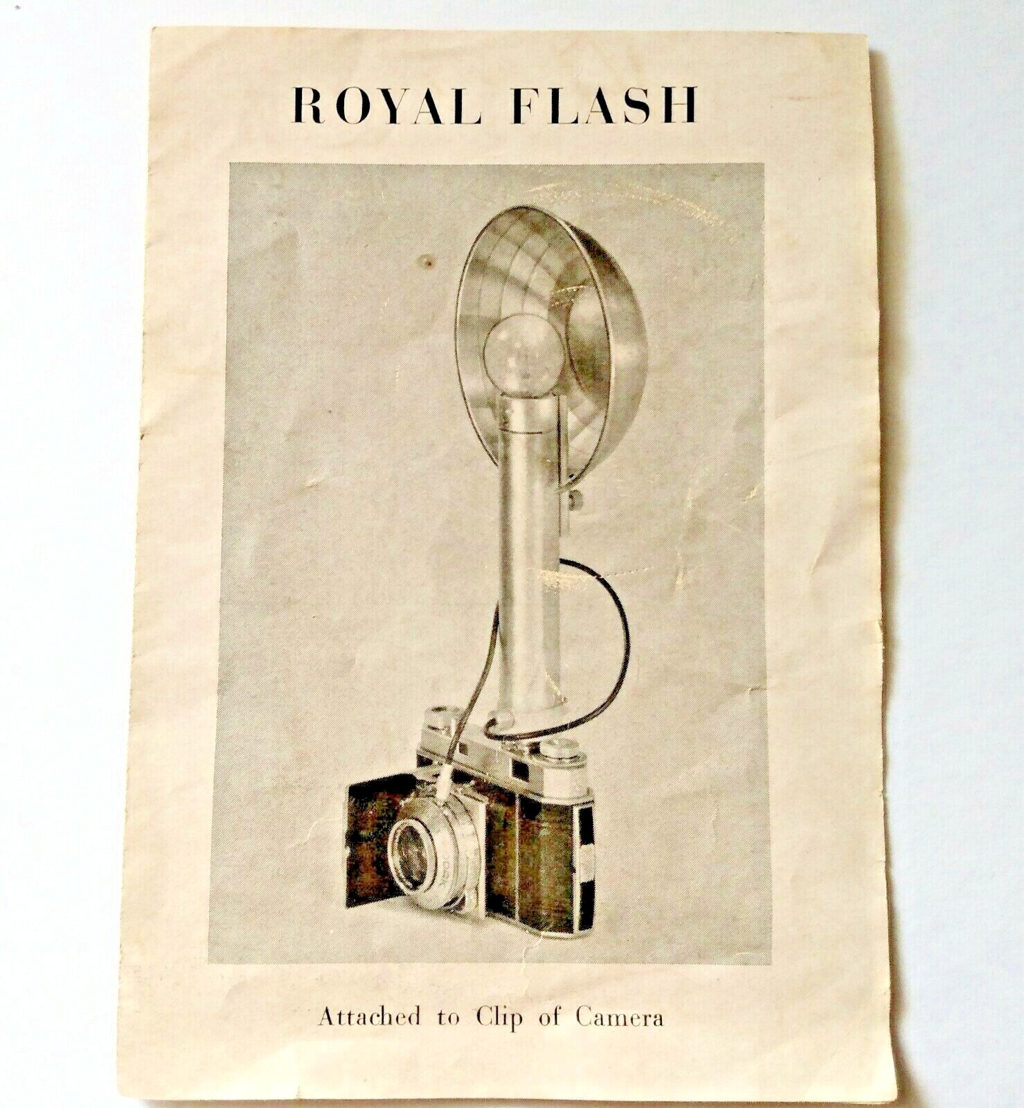 Vintage Royal Flash A. S. A. Shutter For Vin Camera w/ Instructions/ Flash Cover