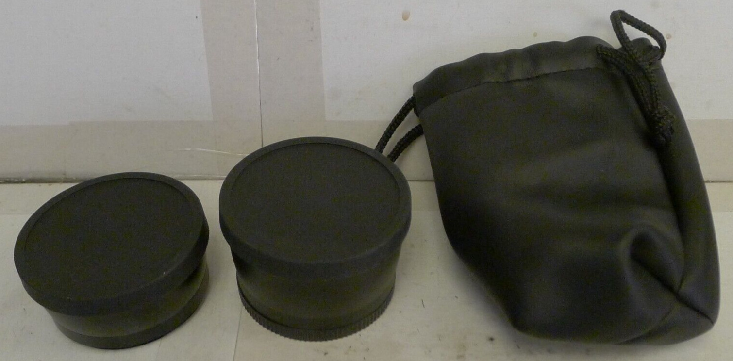 Professional 58mm HD DSLR 0.45X Wide Angle AND 2.5X Telephoto Lens +3 Caps & Bag