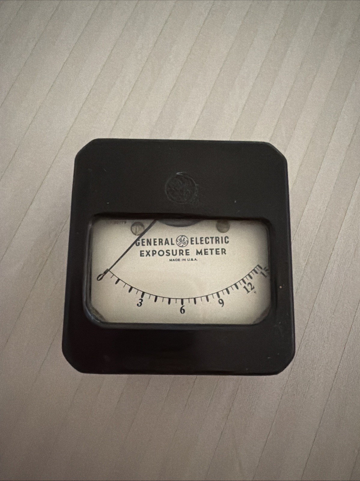 GENERAL ELECTRIC VINTAGE Exposure Meter Bakelite Black Good Condition 1930’s?