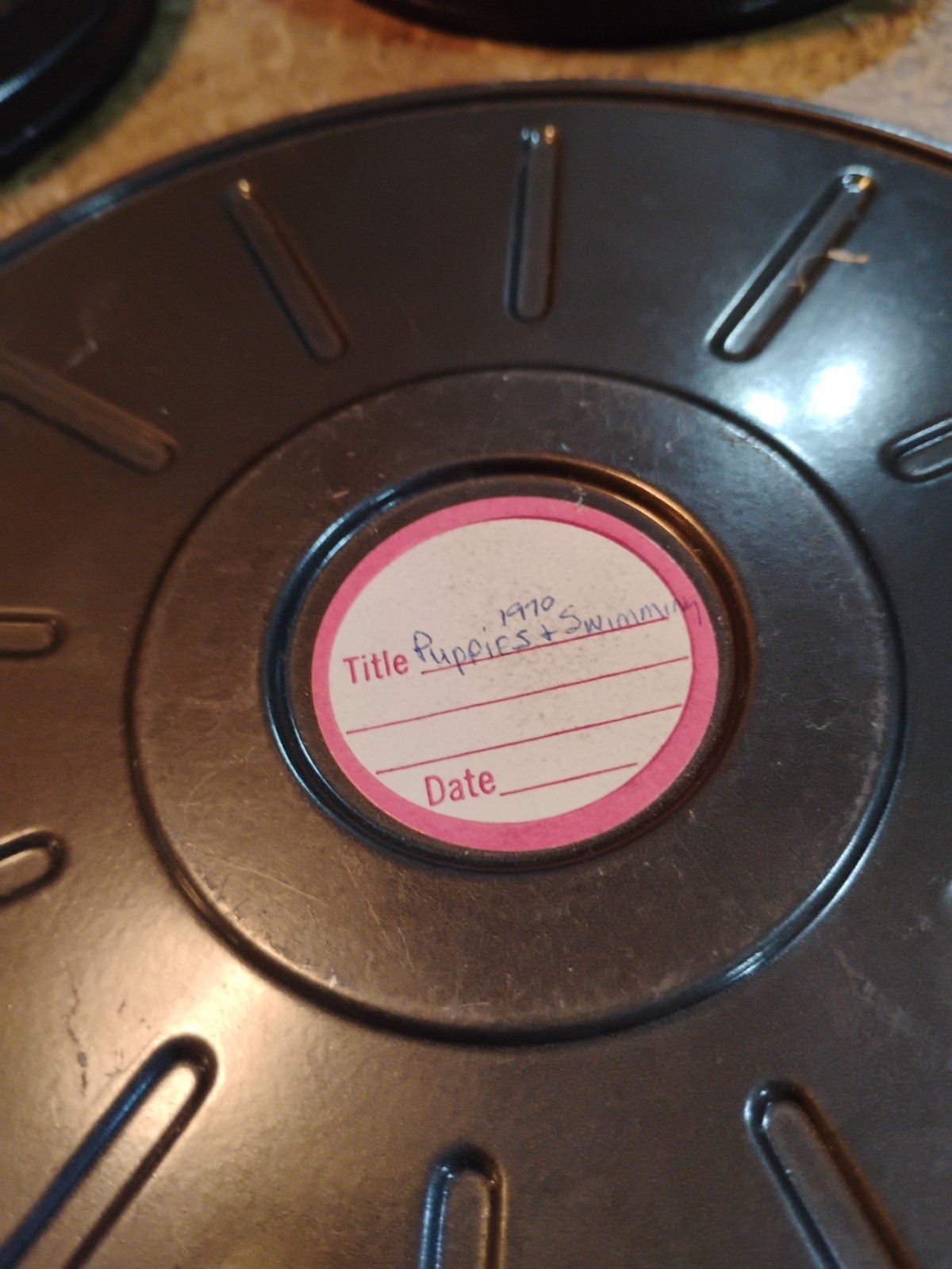 Lot Of 5 Vintage Reel film Canister and Film