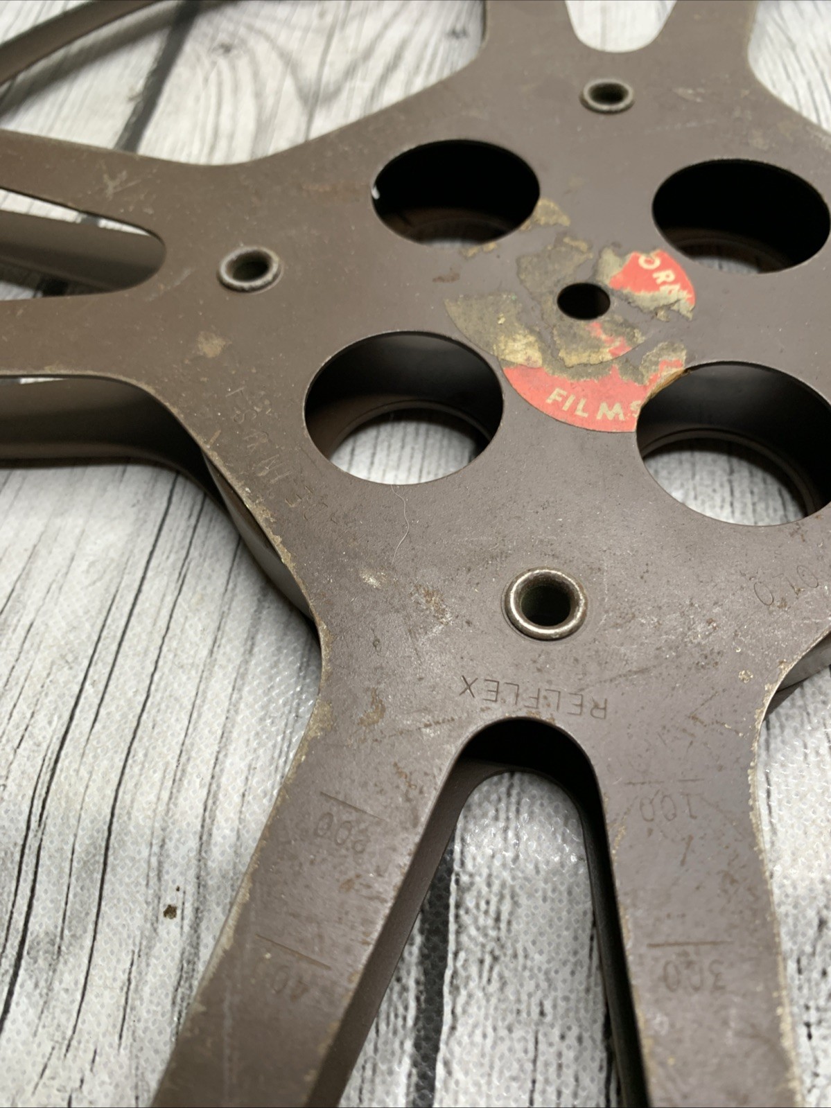 Goldberg Brothers Film Reel 122.017 Reflex 14” Brown