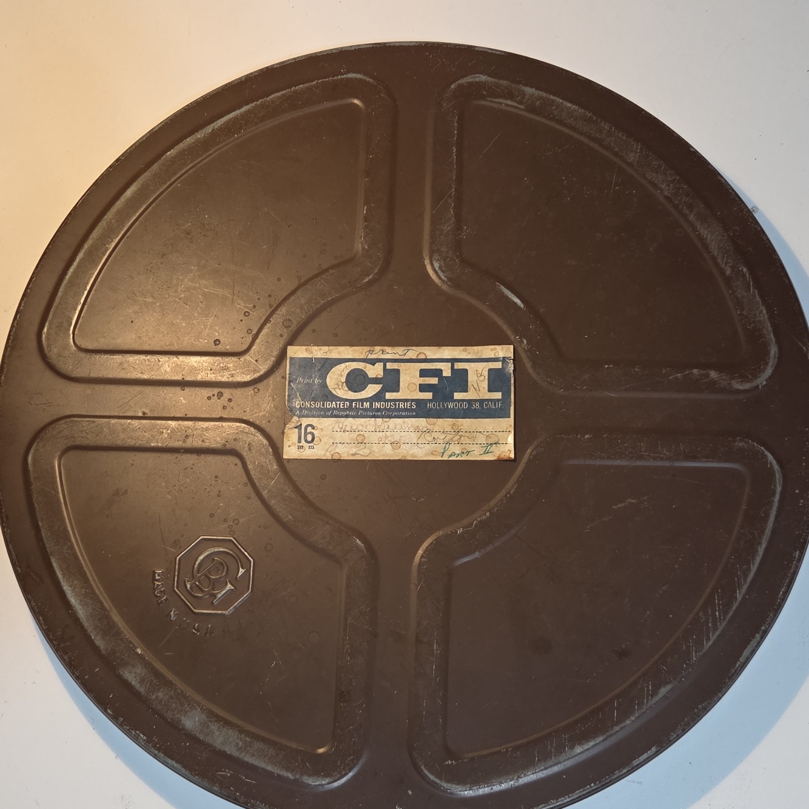 CFI 16mm Film Reel(s) with Canister Case, Empty, Model 16 Universal Compatible