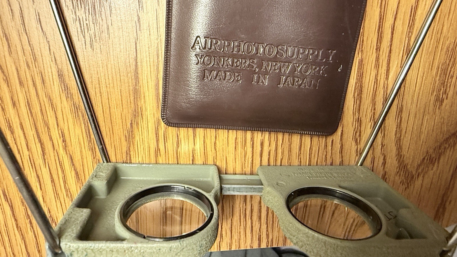 Vintage Air Photo Supply Folding Stereo Slide Viewer w/ Case Made in Japan