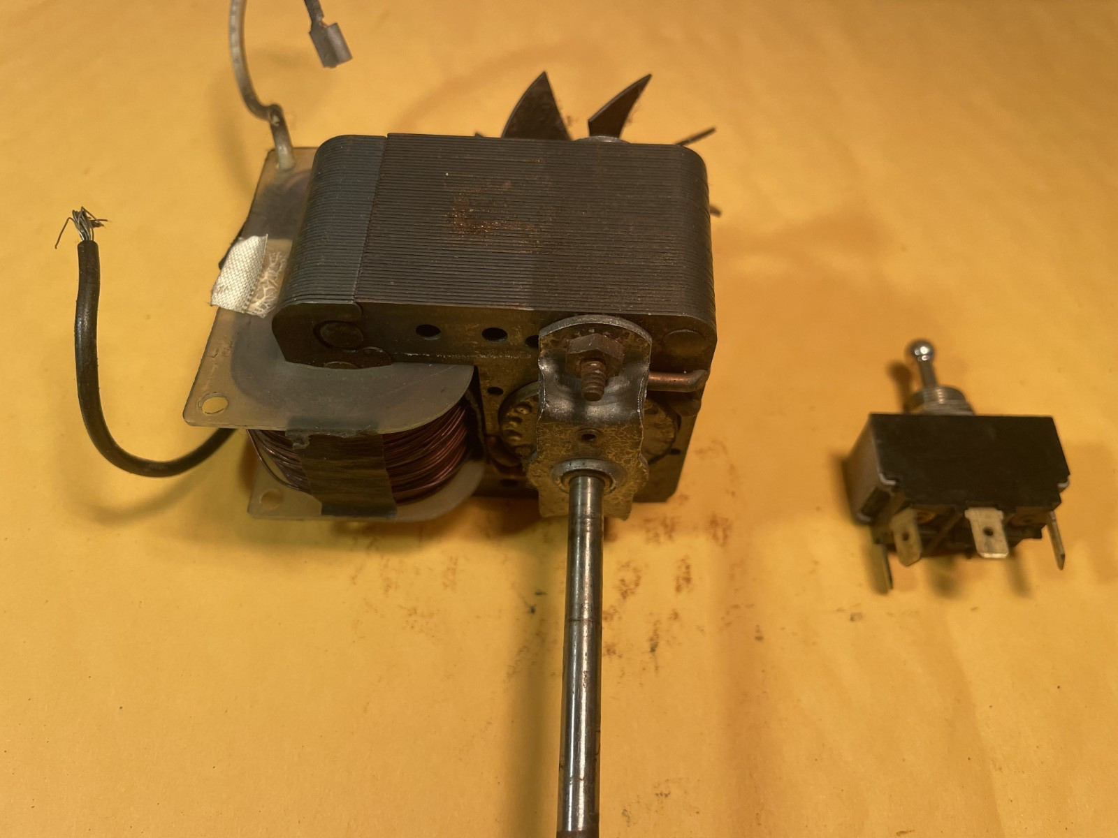 8mm Keystone K-75 Projector MOTOR AND SWITCH