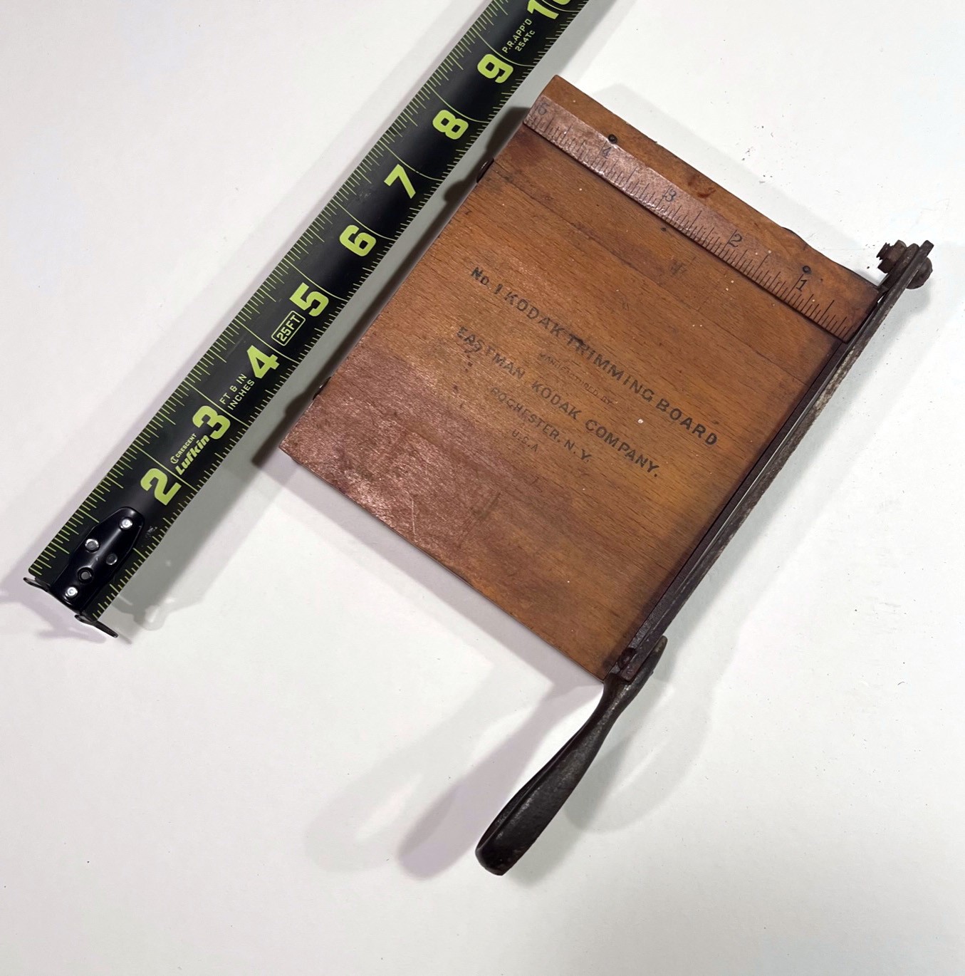 Vintage No. 1 Kodak Trimming Board EASTMAN KODAK COMPANY 5″ X 6″ X 3/4″