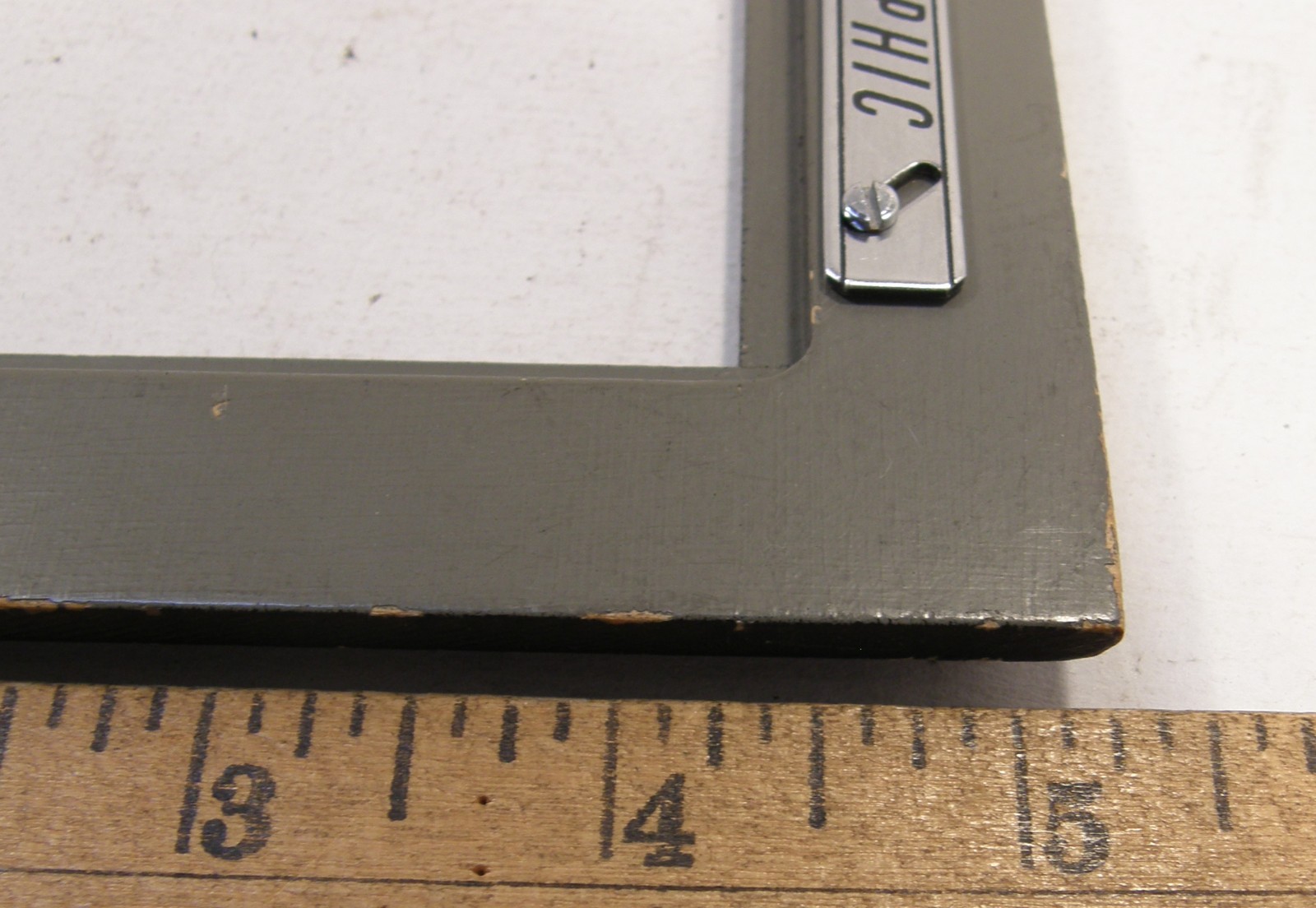 VINTAGE WOODEN GRAFLEX 4×5 SPEED GRAPHIC RECESSED LENS BOARD 5 3/16″ SQUARE