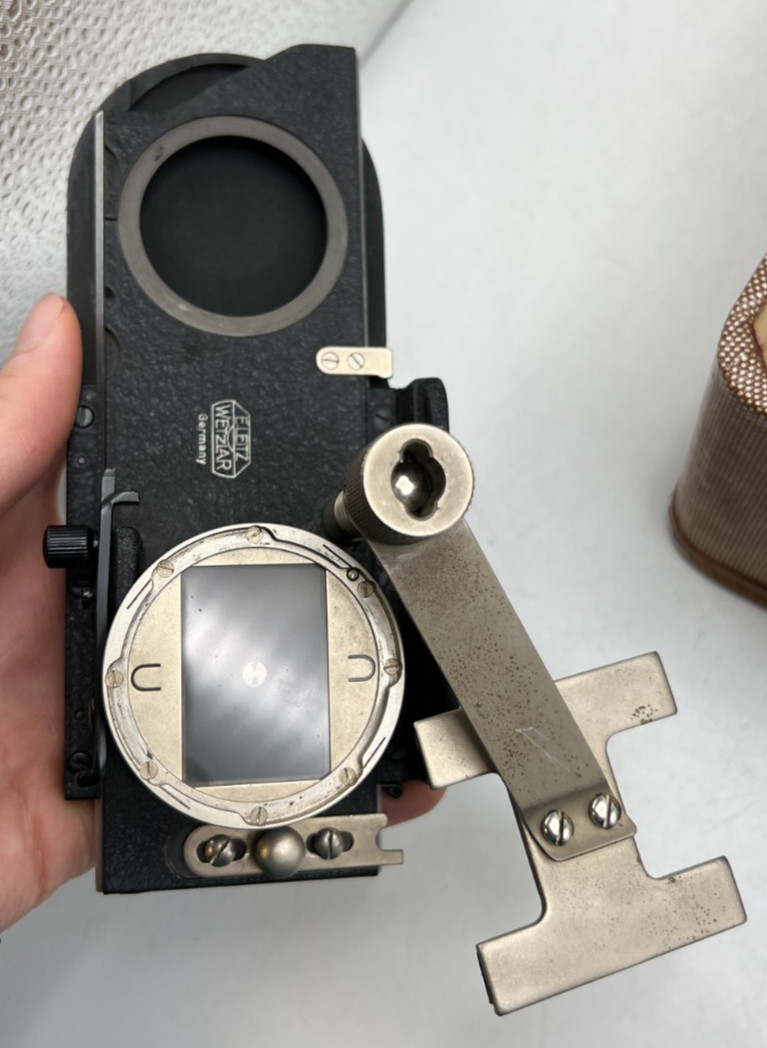 Leitz Leica Visoflex I Focusing Bellows / Mirror Box Finder / Magnifier w/ Case