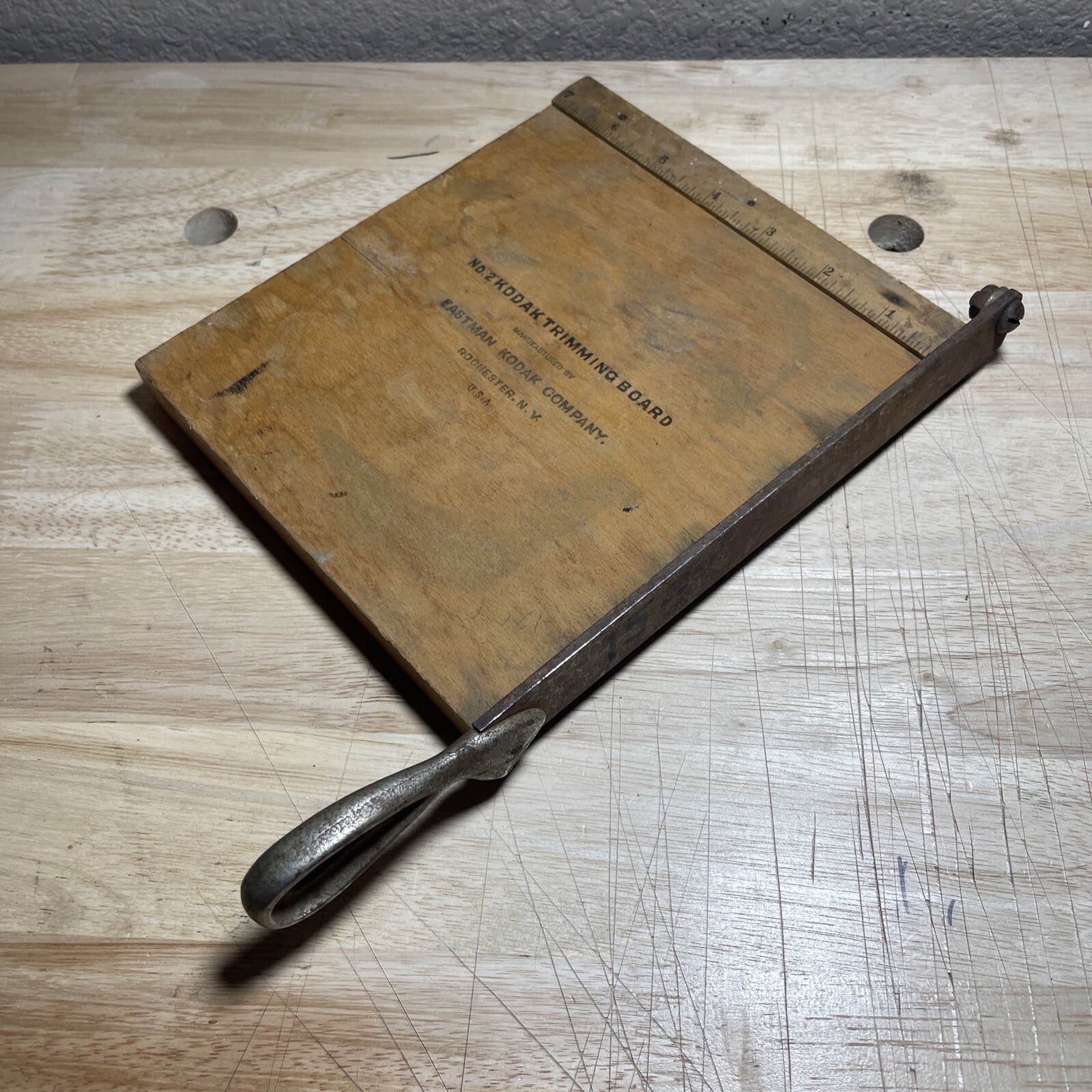 KODAK Vintage No 2, Picture 7″ X 7″ Trimming Board, Eastman Kodak Co., N.Y., USA