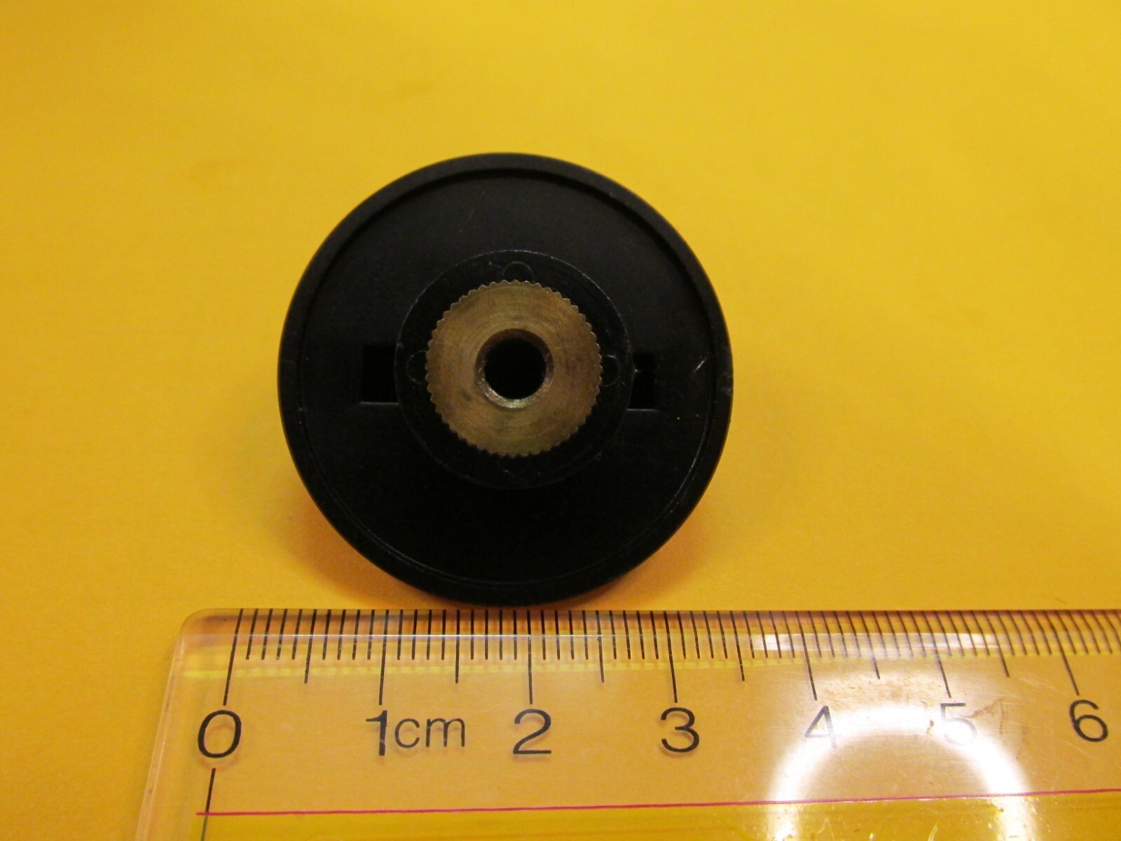 Sankyo Black Plastic Knob From Dualux 1000 Made in Japan Fast Shipping