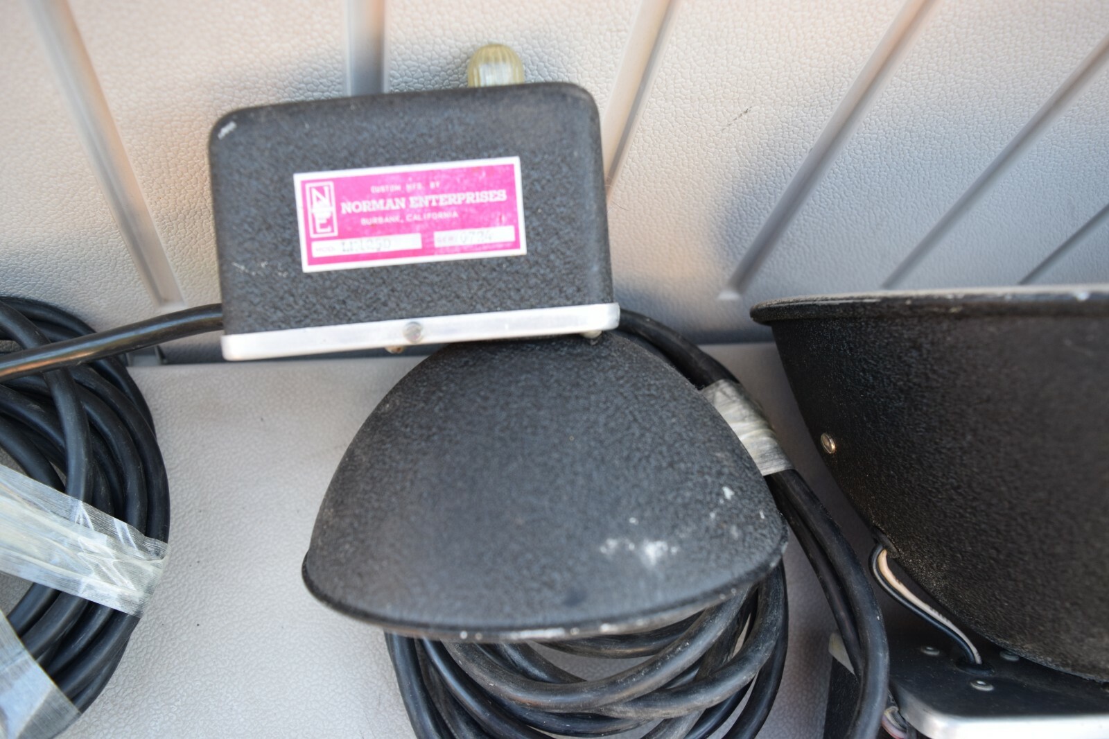 Vintage Set of 3 Norman Enterprises LK125D Lampheads Flood Light Photo Equipment