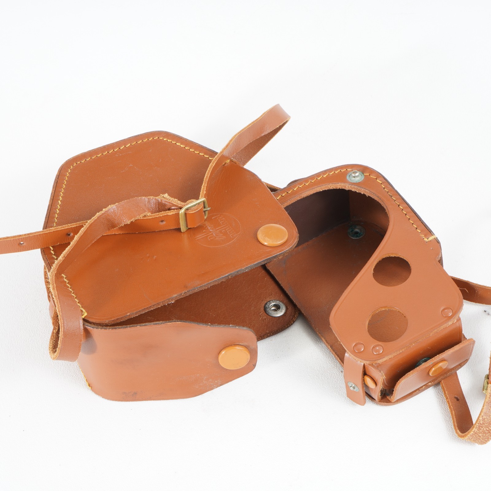 -Paillard Bolex Luxury Leather Case For 8mm Movie Cameras B8 C8 D8 W/ Strap