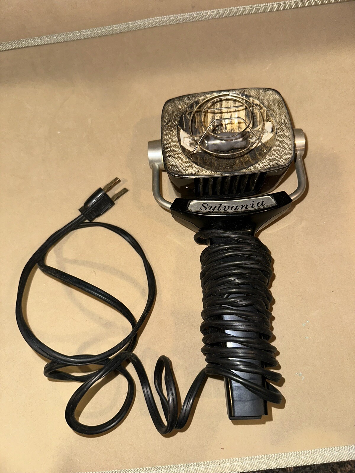 Vintage Sylvania Sun Gun SG-1 Movie Camera Light Tested WORKING