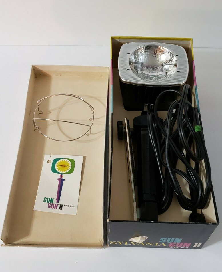Vintage Sylvania Sun Gun II Movie Light Model SG-55 Original Box Works