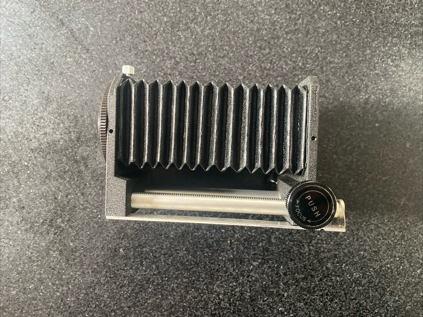 Vintage Hansa Camera Bellows On Rail. Focus Ect