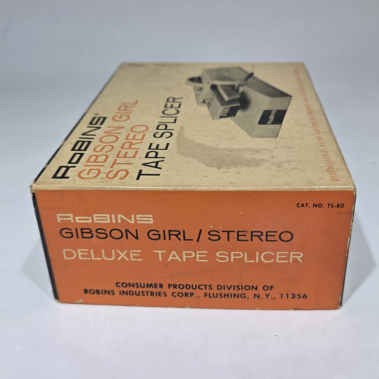 Robins Gibson Girl Stereo Tape Splicer TS-8D w Box Directions Parts