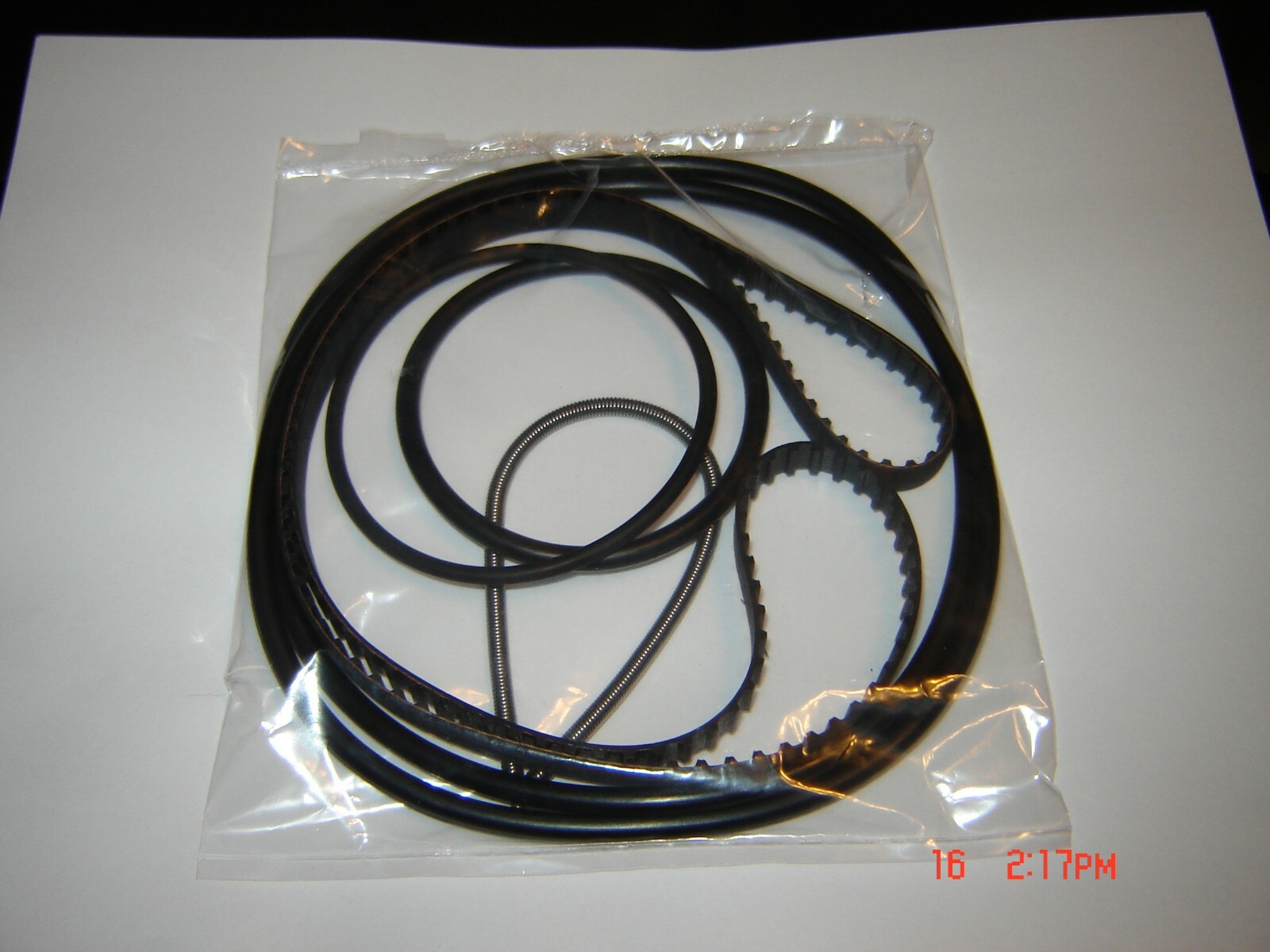 16MM Eiki ST/M Series Projector Belts, 6 Belt Set /With Wire Belt/ New Eiki Kit