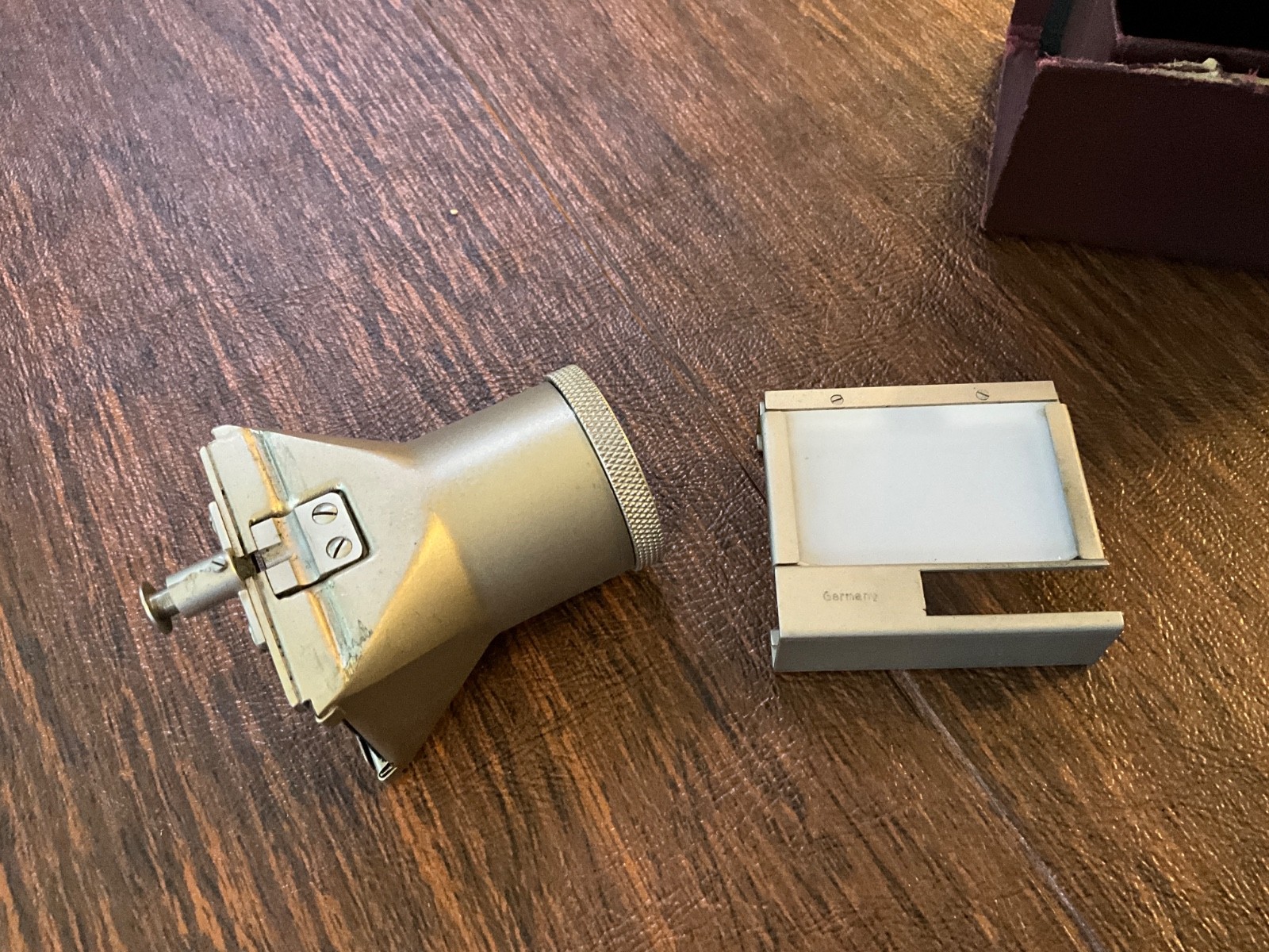 Good Condition Leitz Leica Natra Negative Slide Film Viewer Nickel from Germany