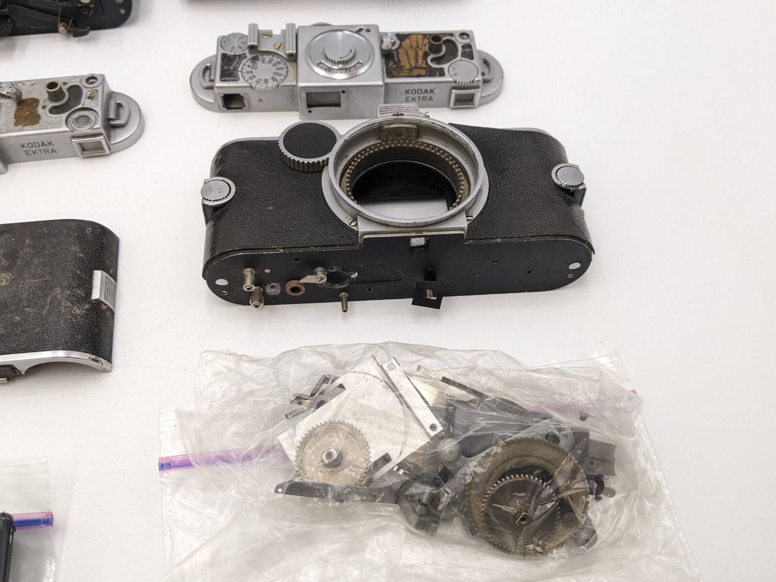 Kodak Ektra 35mm Rangefinder Camera Parts For Refurbish Accessories Vintage