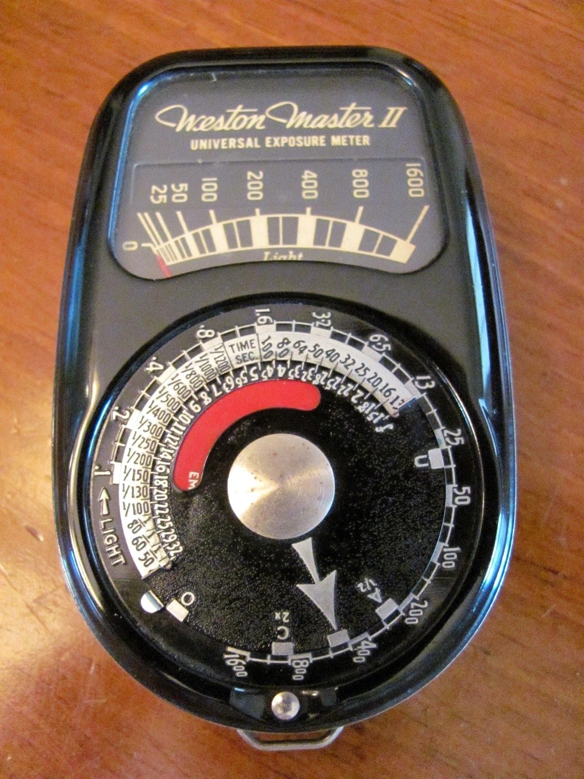 VINTAGE ‘WESTON MASTER II’ WESTERN ELEC.INST.CORP UNIVERSAL EXPOSURE METER +CASE