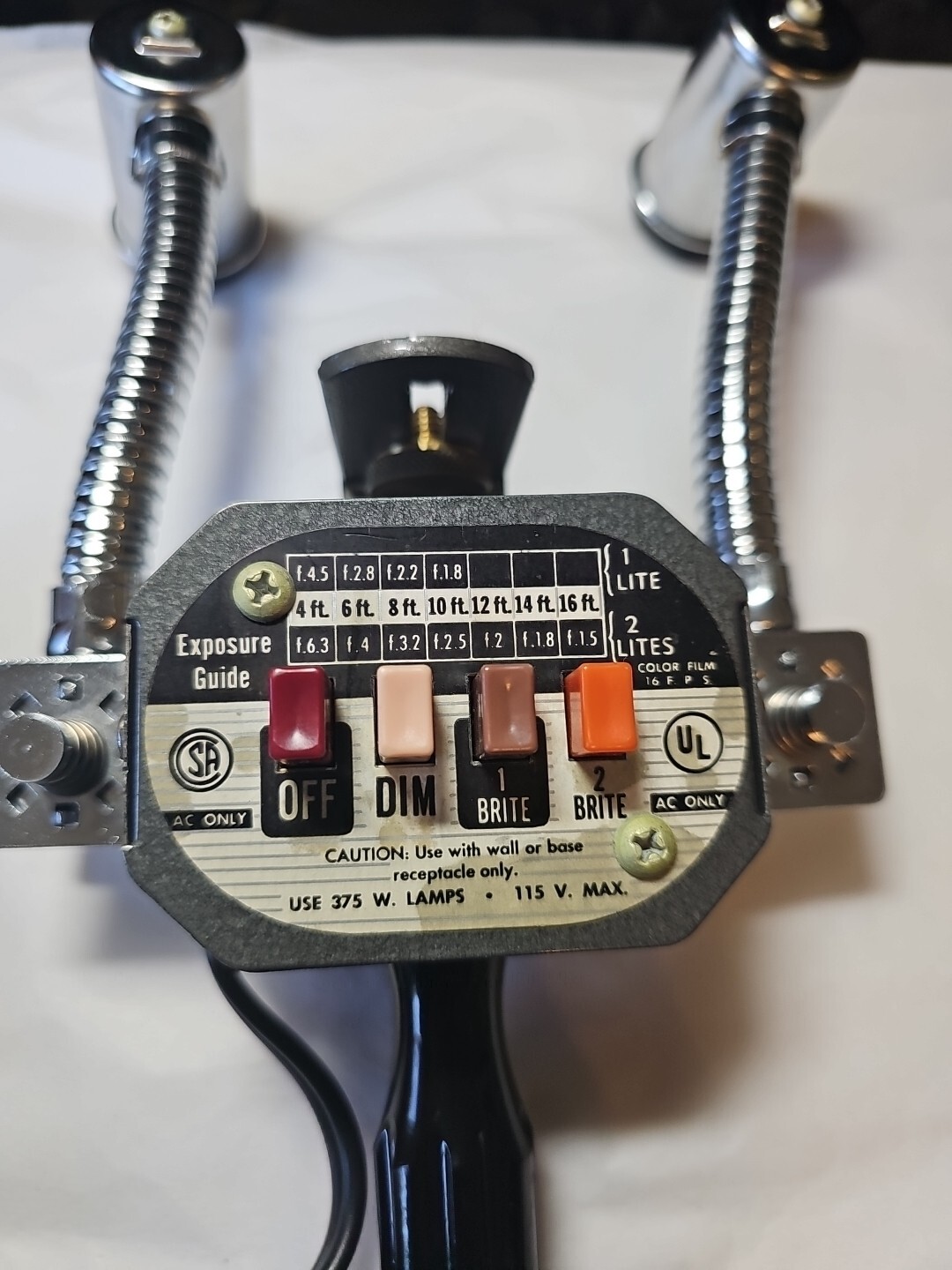 Vintage Mayfair Mini Flexolite Deluxe Lights Working!