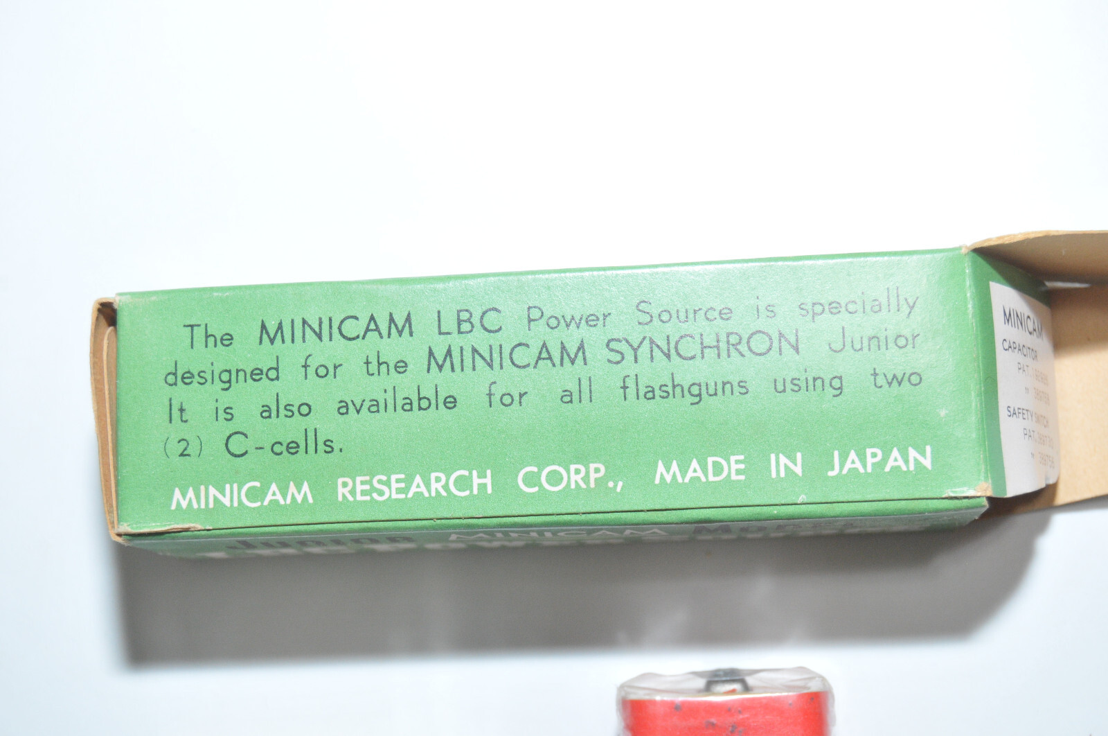 Vintage MINICAM SYNCHRON Flash Equipment with Original Box from 1950s Japan