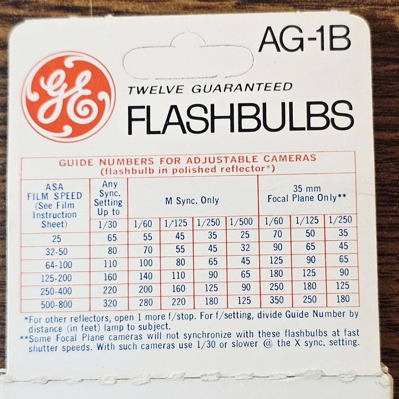 24 Vtg General Electric AG-1B Flash Bulbs 2 Boxes of 12 New Old Stock Open Box