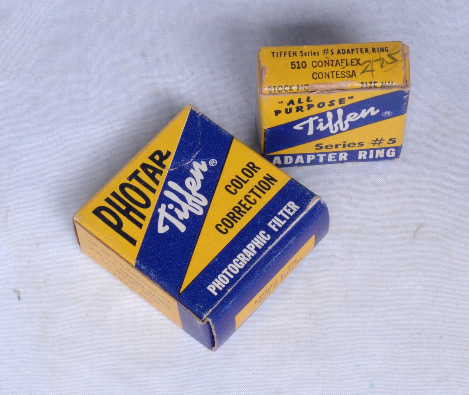 Vintage TIFFEN Series #5 Adapter Ring PHOTAR 85-C Color Correction Lens Filter
