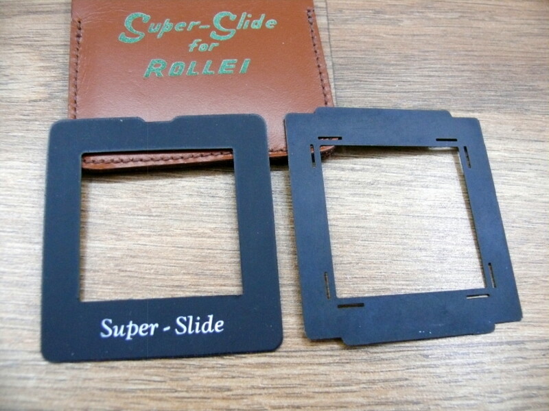 Super Slide for Rollei Frame and Viewfinder Mask for 4×4 Exposures
