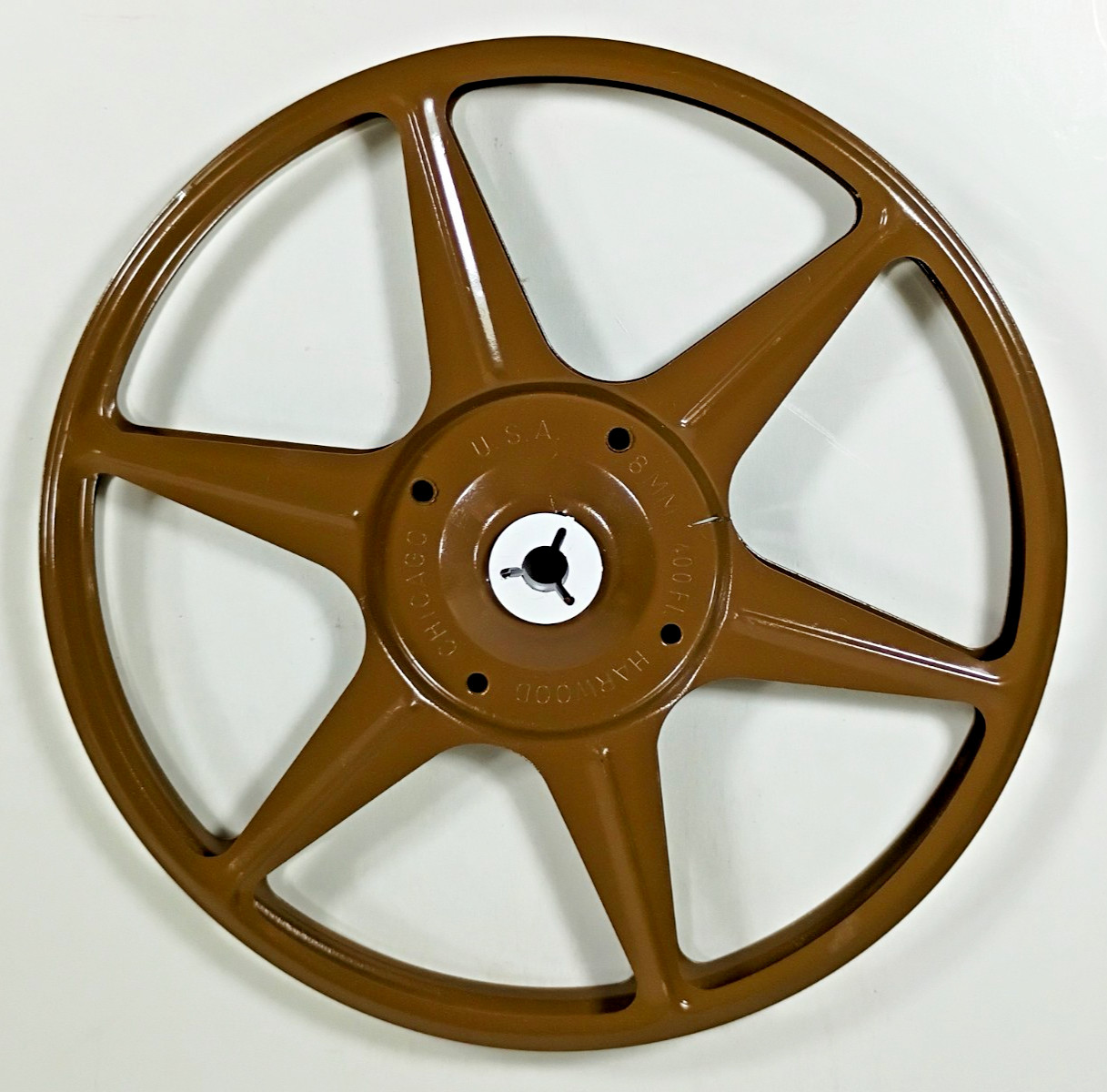 Vintage Harwood 8mm Metal Film Tin with 7″ Reel.