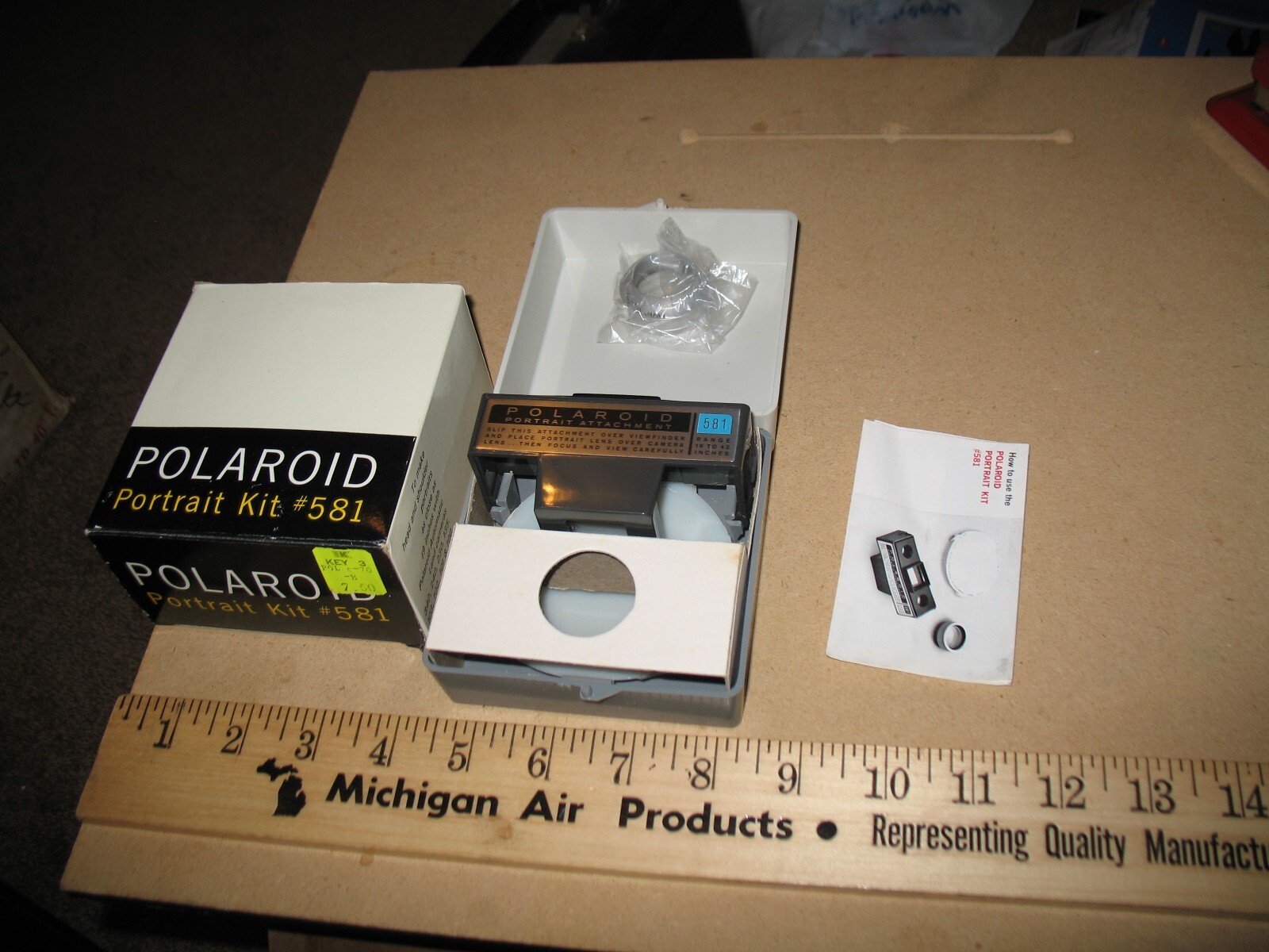 VTG NOS? POLAROID PORTRAIT KIT #581 AUTOMATIC LAND CAMERAS 340 240 230 135 100 +