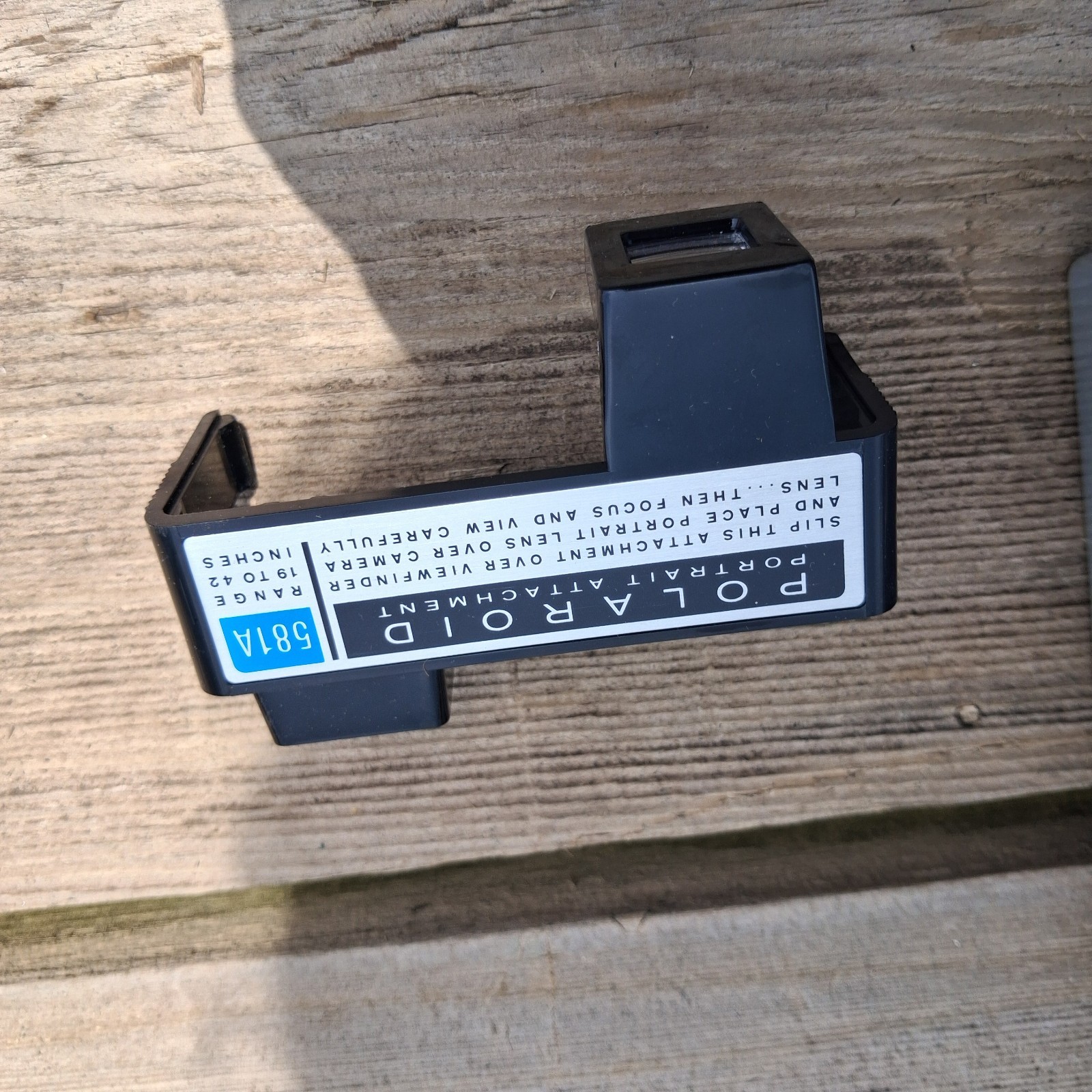 Polaroid Portrait Attachment 581A Kit Land Camera w Case Lens Vintage