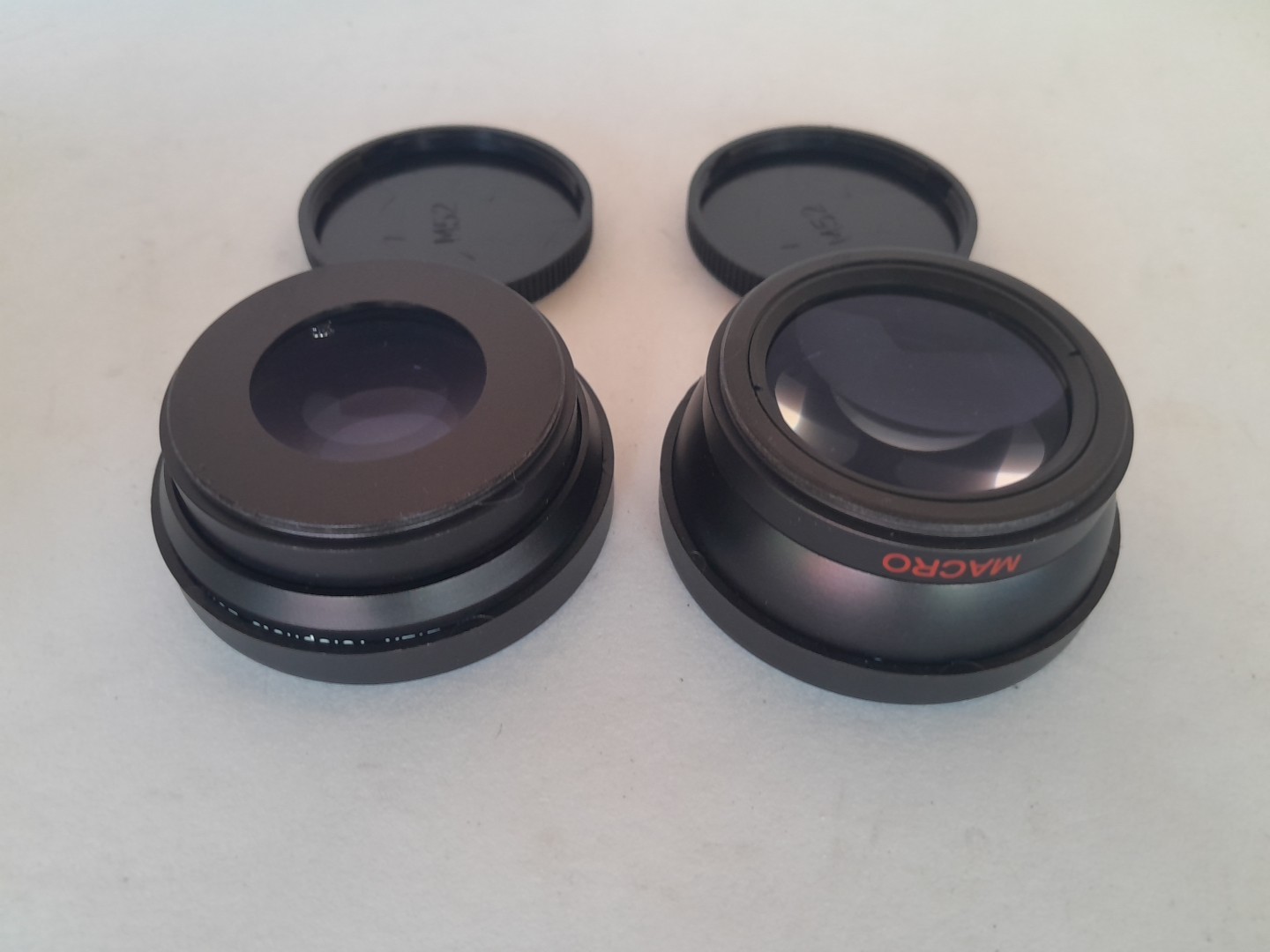 Big Foot 52mm Camera Lenses HD 0.43x & 2.2x JAPAN Wide Angle / Telephoto Lens