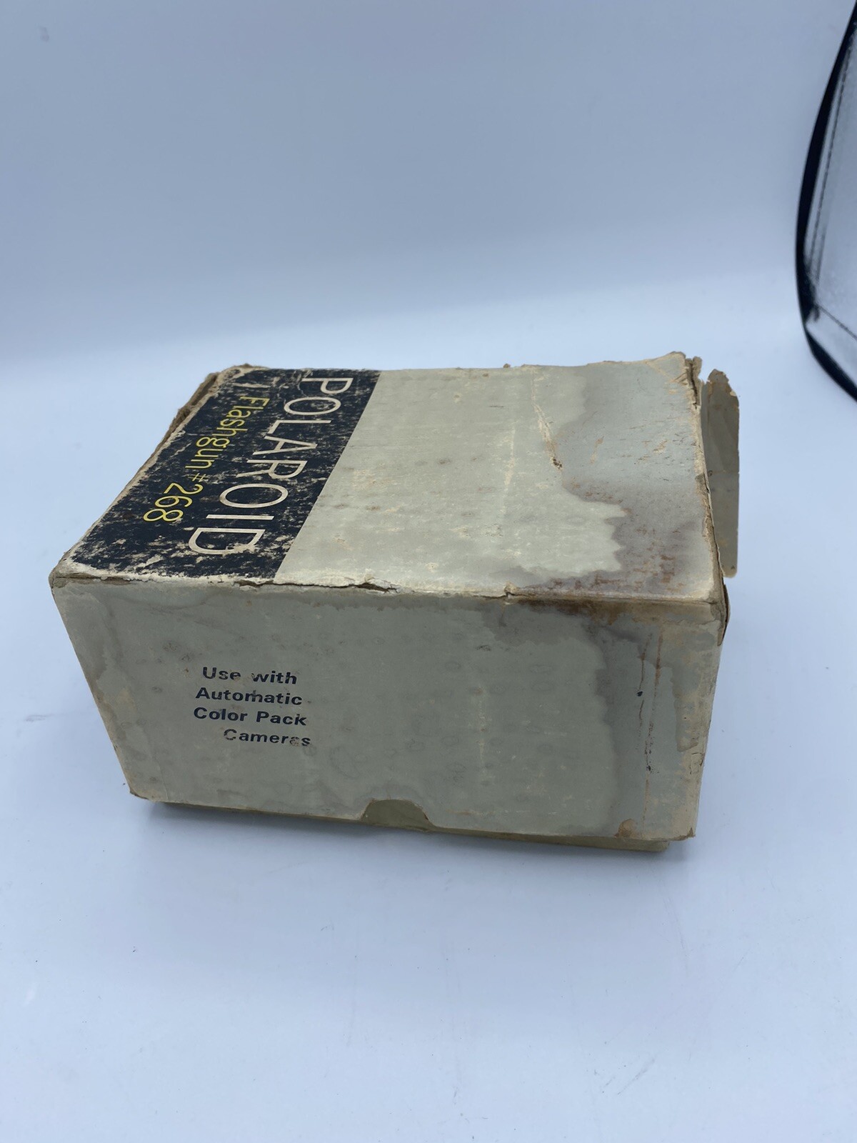Vintage Polariod Flash Gun #268 – In the Original Box With Spare. Light Bulbs