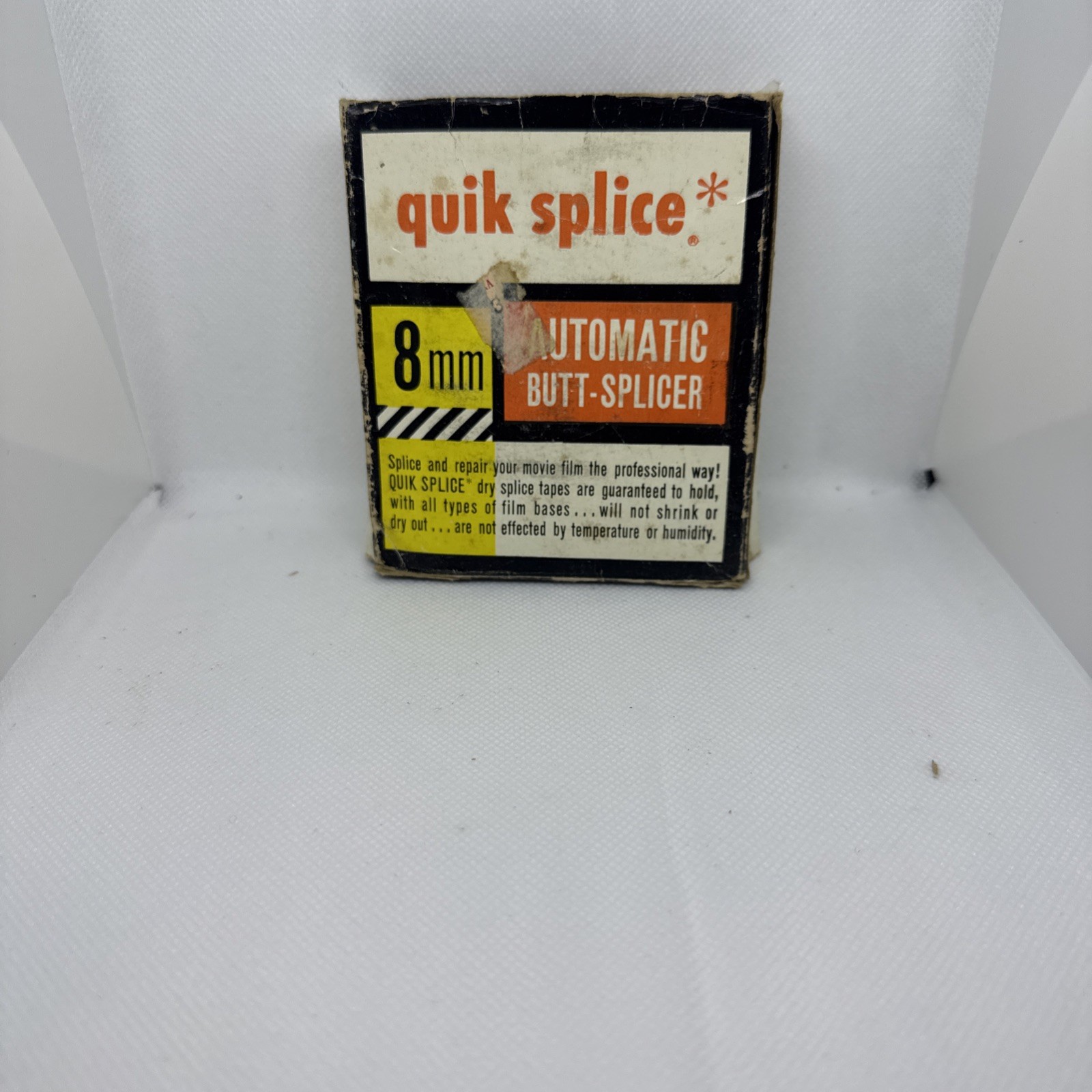 Mansfield Dry Splicer & Quik Splice Butt Film Splices 8mm Films Movies w/ boxes