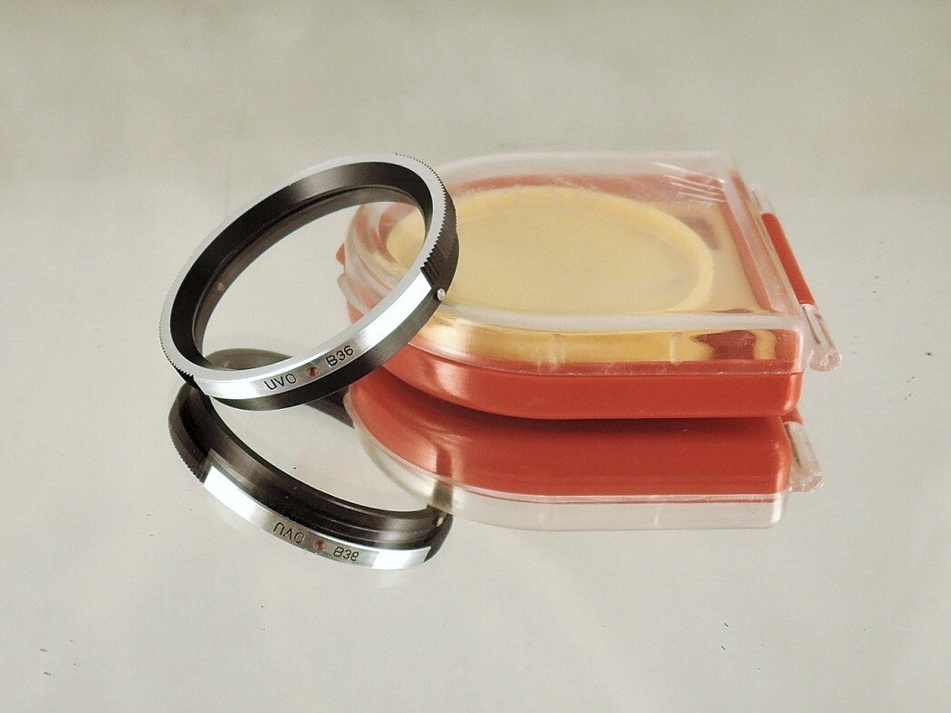 Flexaret UVO B36 Filter Meopta Accessories Bayonet Glass MINT + Box