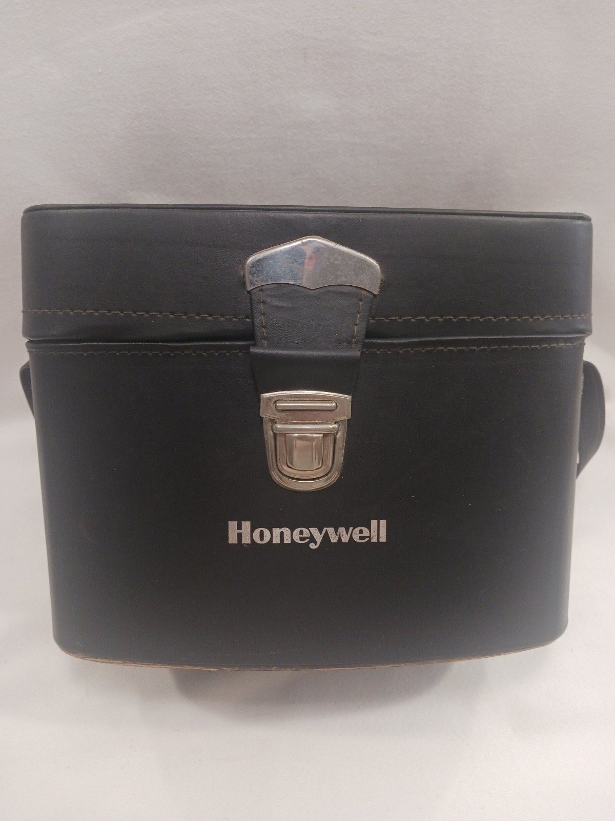 Vintage Pentax Honeywell Hard Camera & Lens Case 11″ x 6″ x 6″ Black Leather VGC